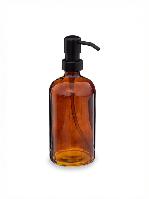 Distributeur en verre teinté, 450 ml Marron JJA-174712 FA1