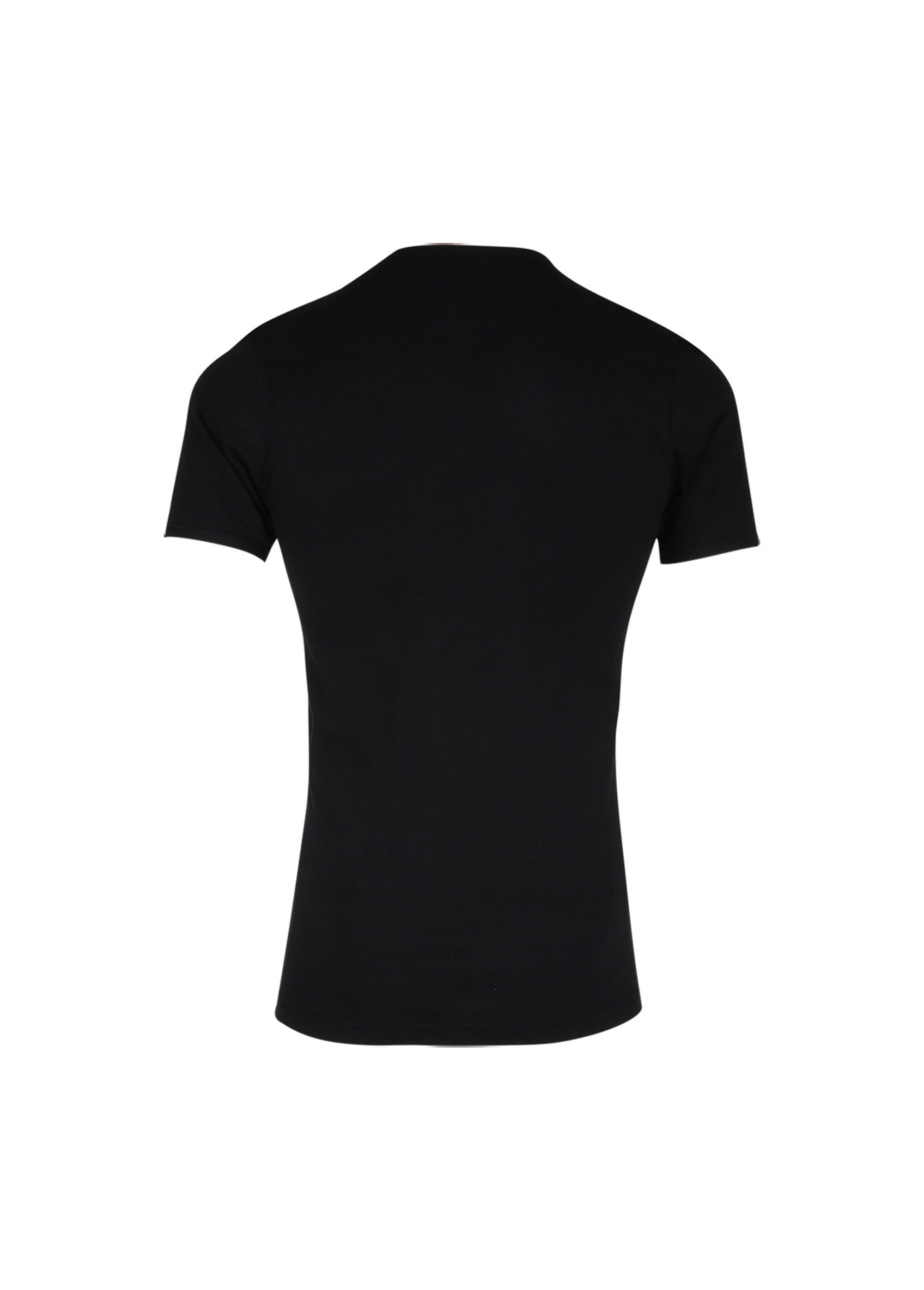 T-shirt basique homme Homme Noir EMI308-0001 AP2
