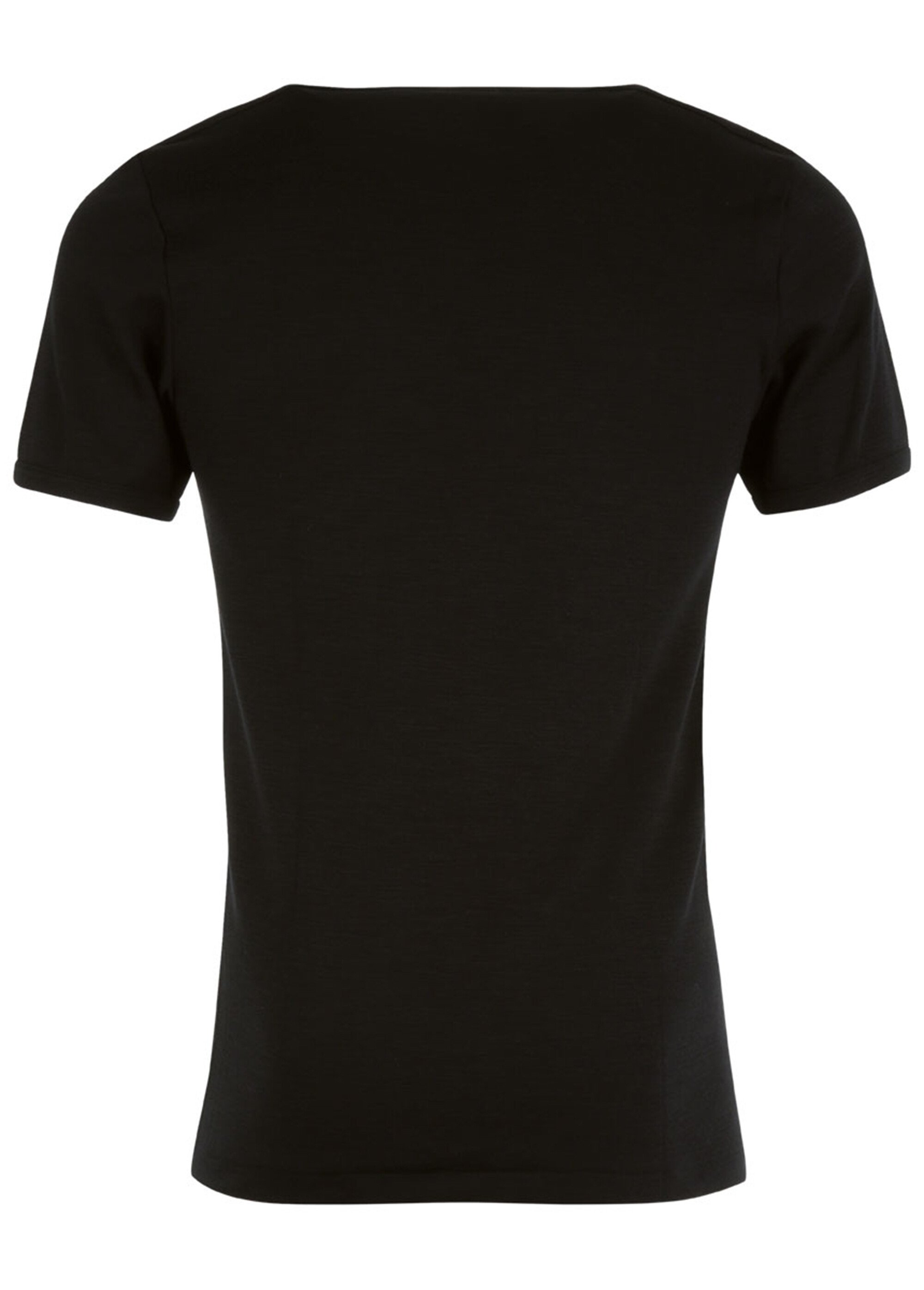T-shirt thermique chaud manches courtes Homme Noir EMI2W85-6001 AP2