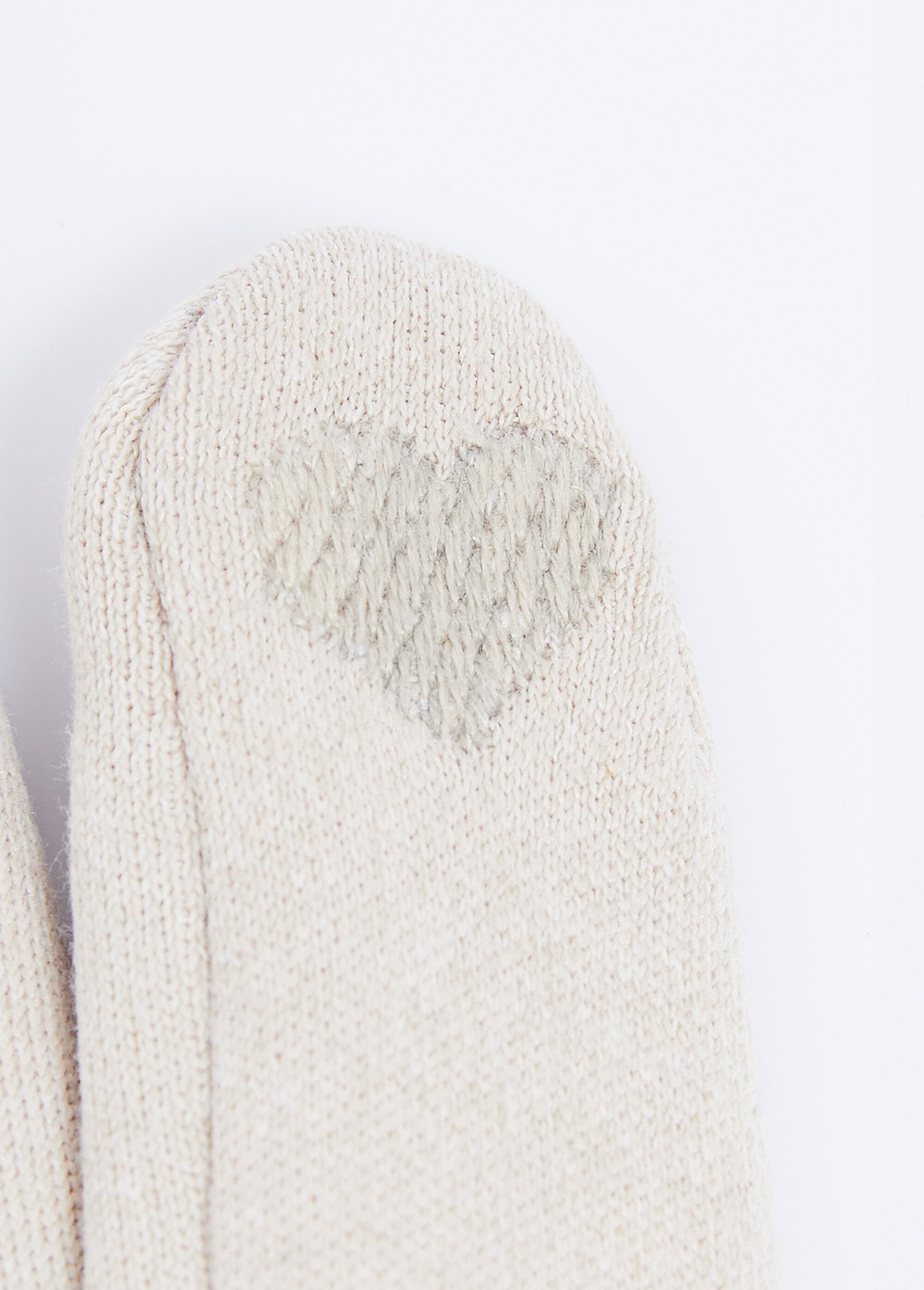 Gants tactiles en tissu velouté Femme Beige UGOLIN DE1