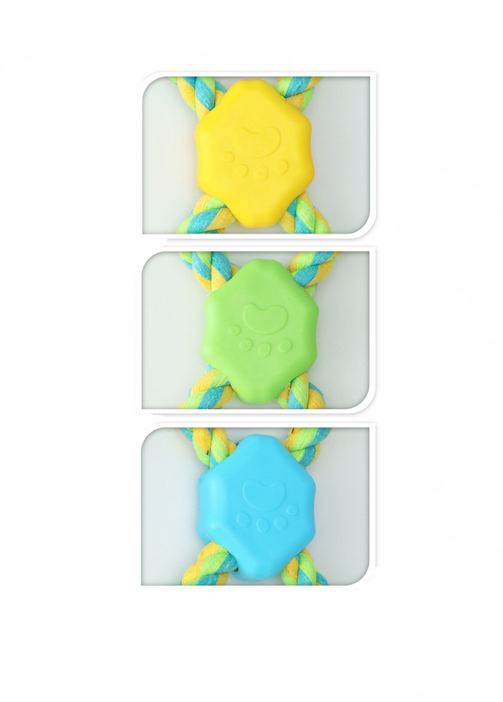 Jouet pour chien en corde forme huit