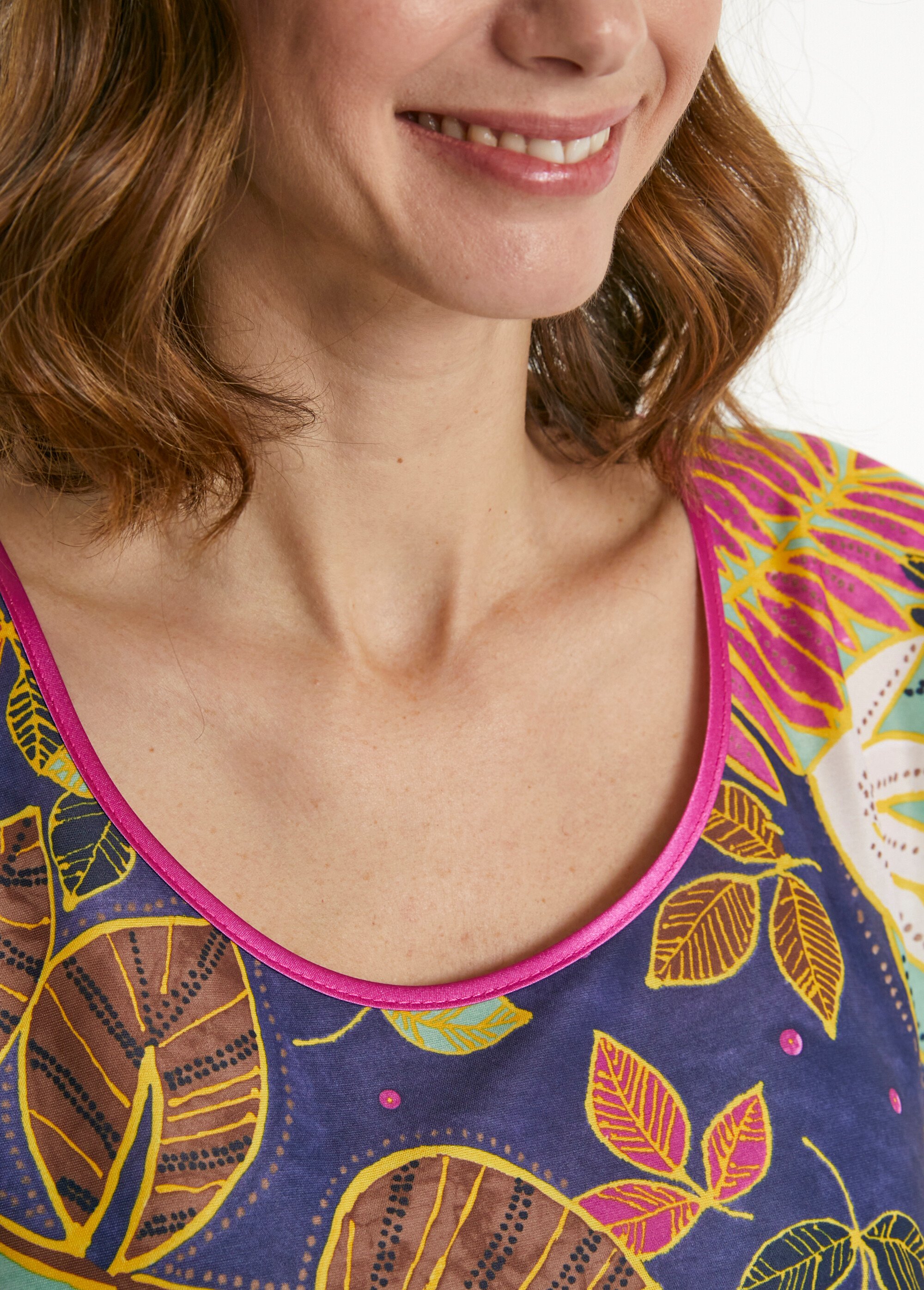 Robe d'intérieur maille satinée antistatique