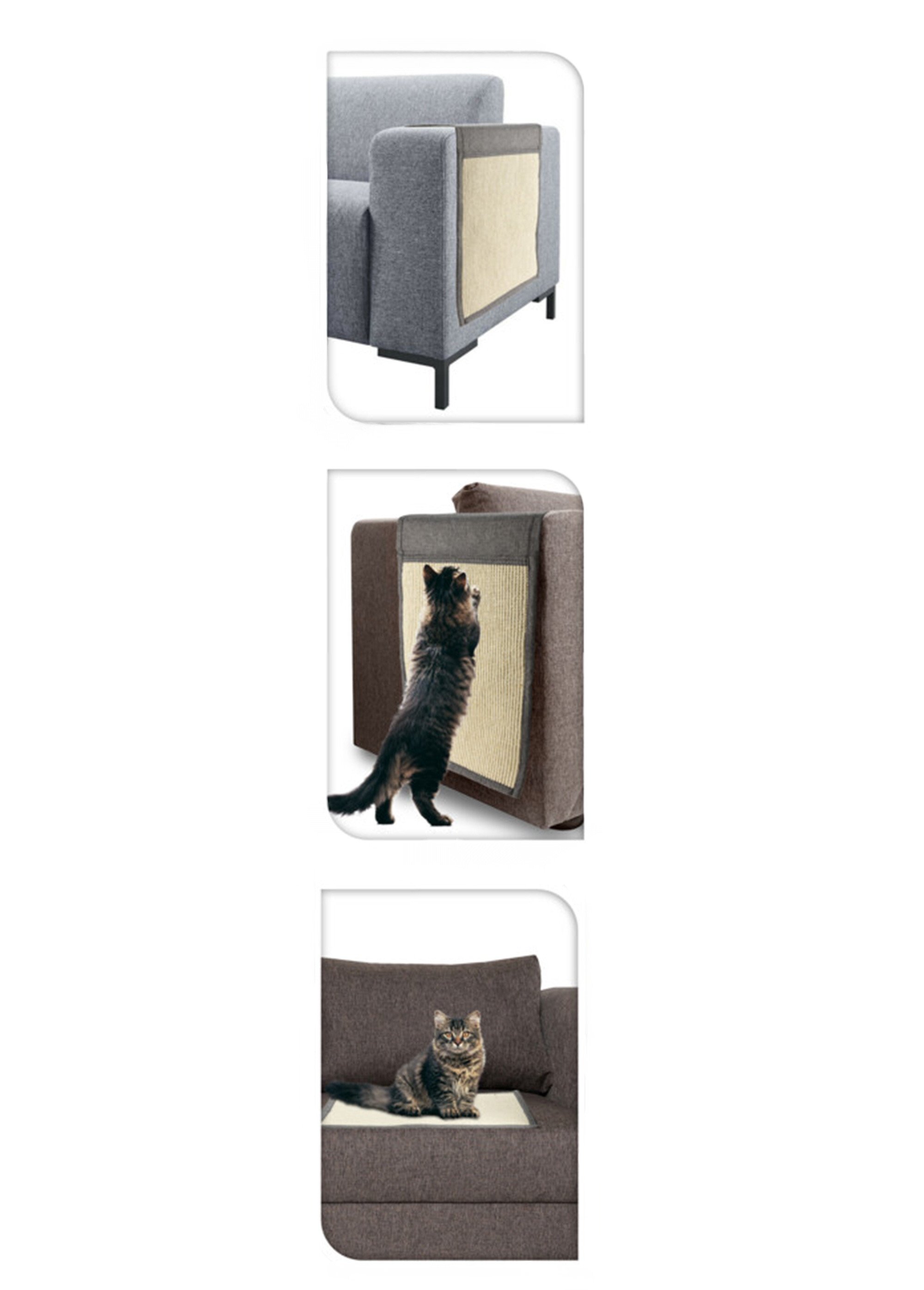 Tapis griffoir nomade pour chat GRIS KP-491004320 DE1