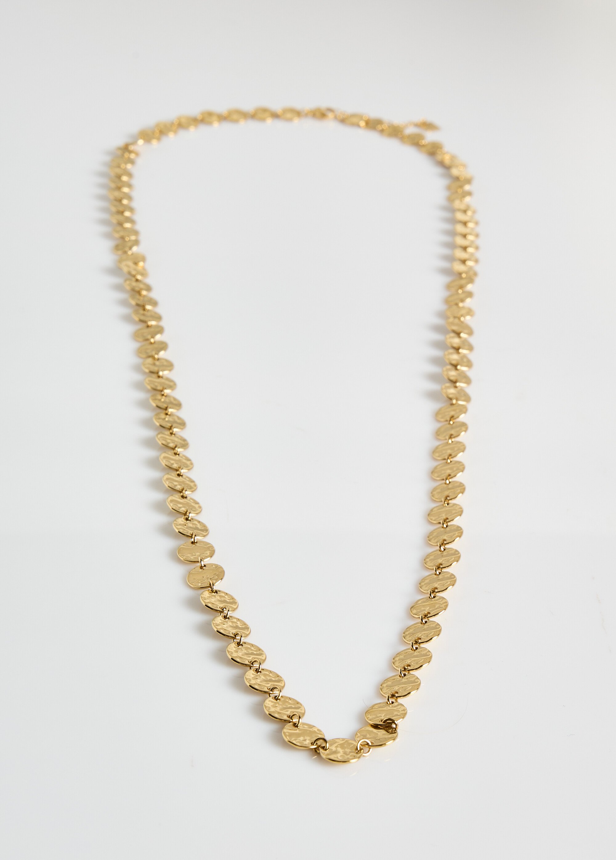 Sautoir pastilles en acier inoxydable Doré MILM25GN153 DE1