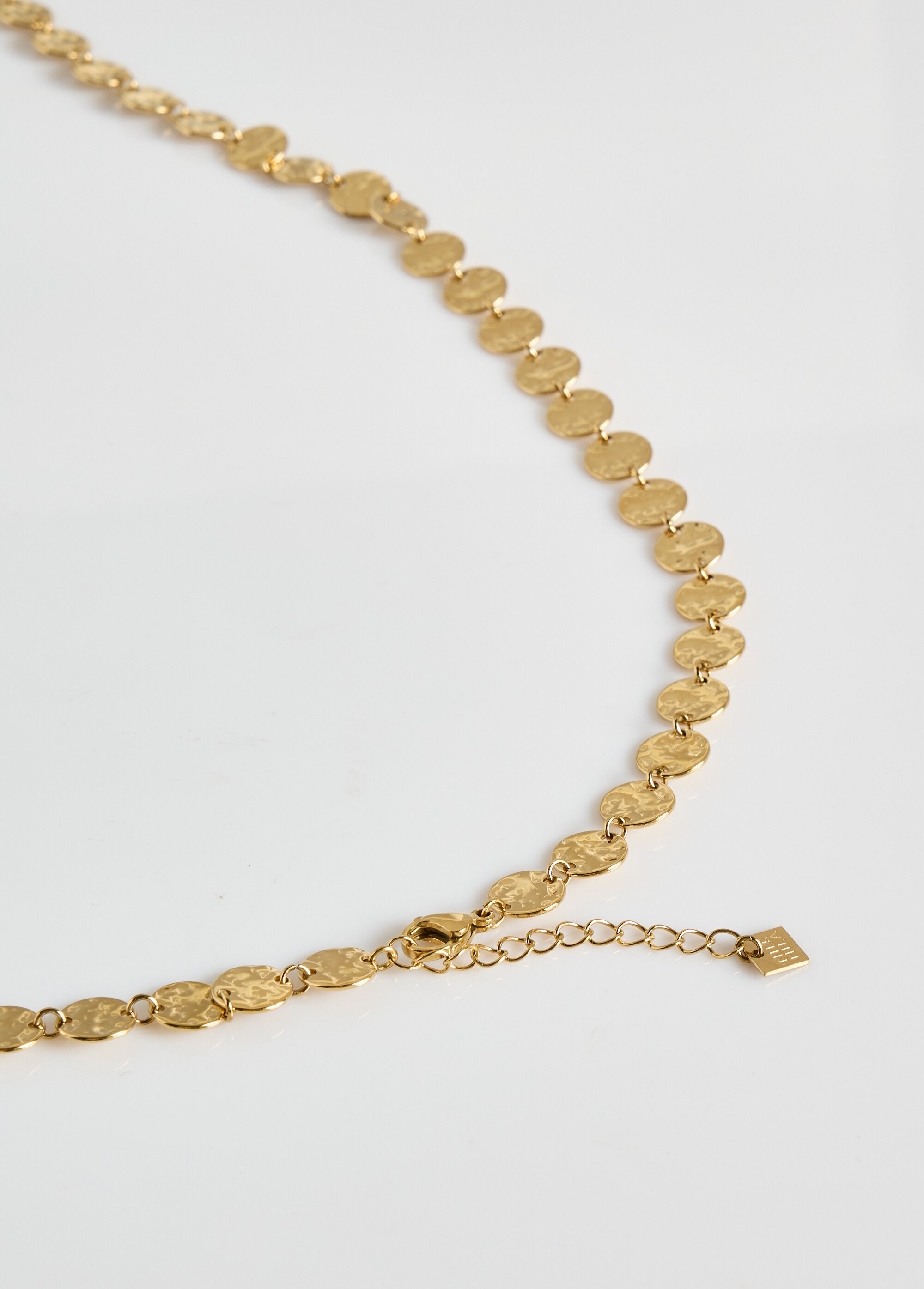 Sautoir pastilles en acier inoxydable Doré MILM25GN153 DE2