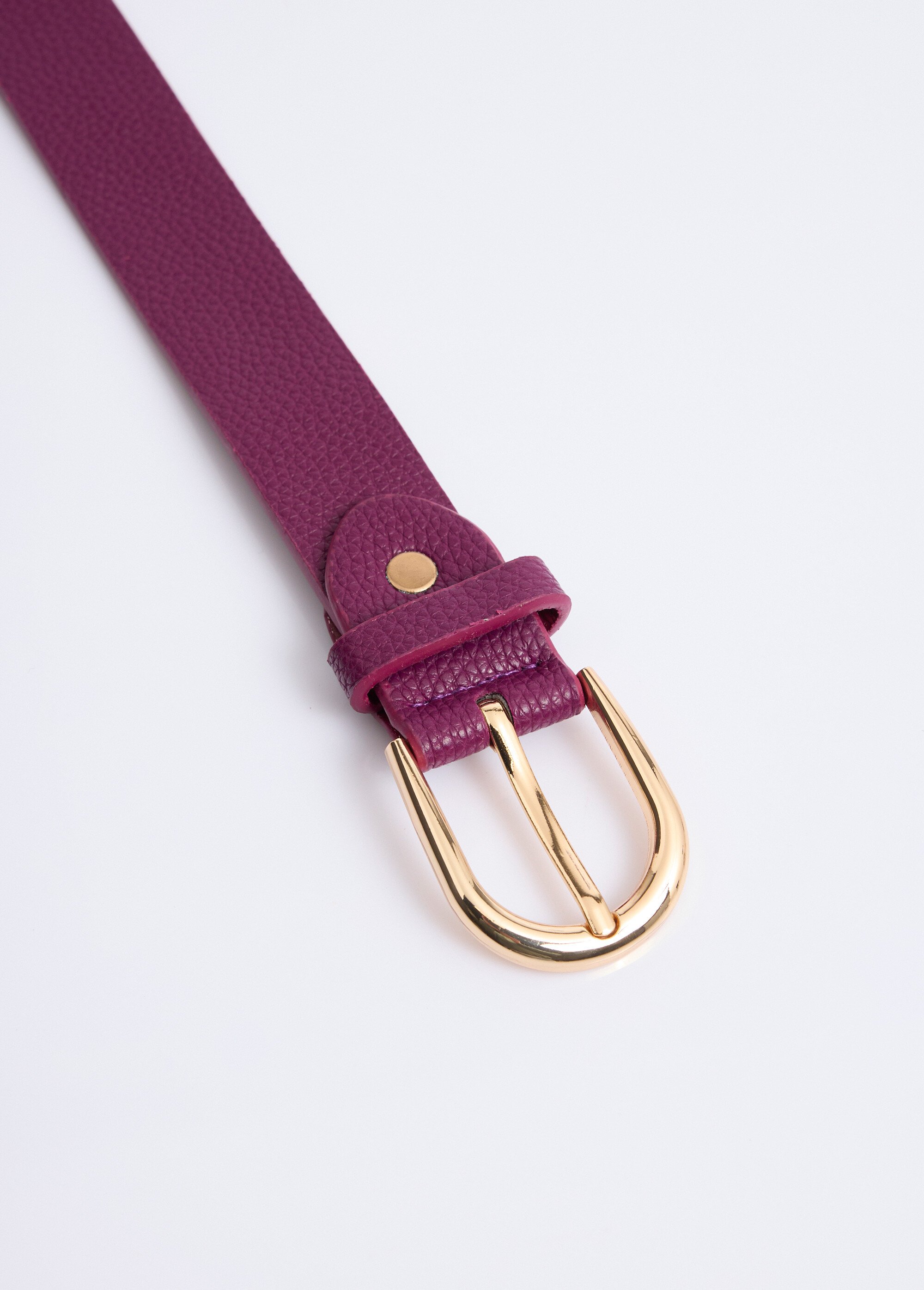 Ceinture en simili cuir aspect grainé