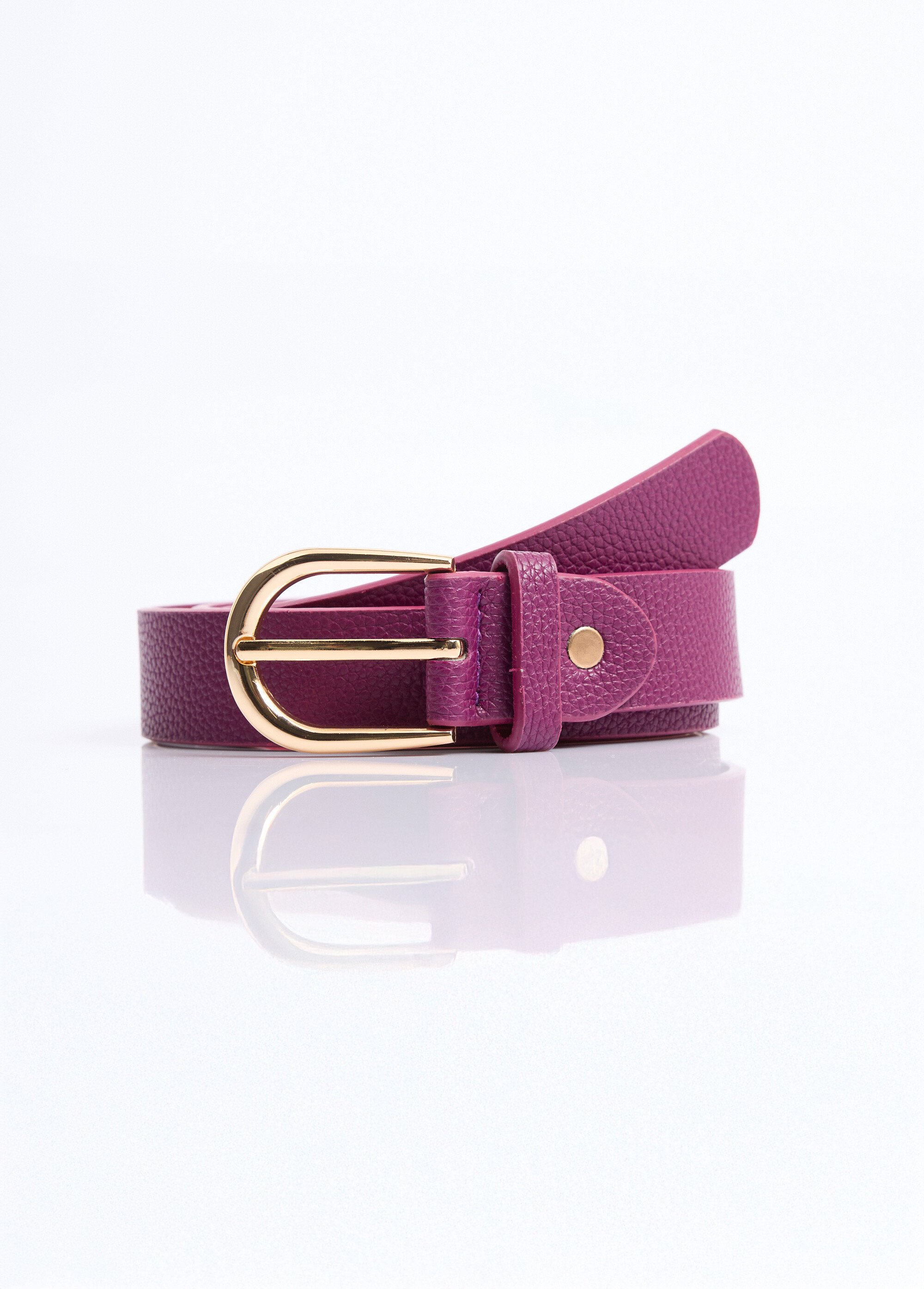 Ceinture en simili cuir aspect grainé