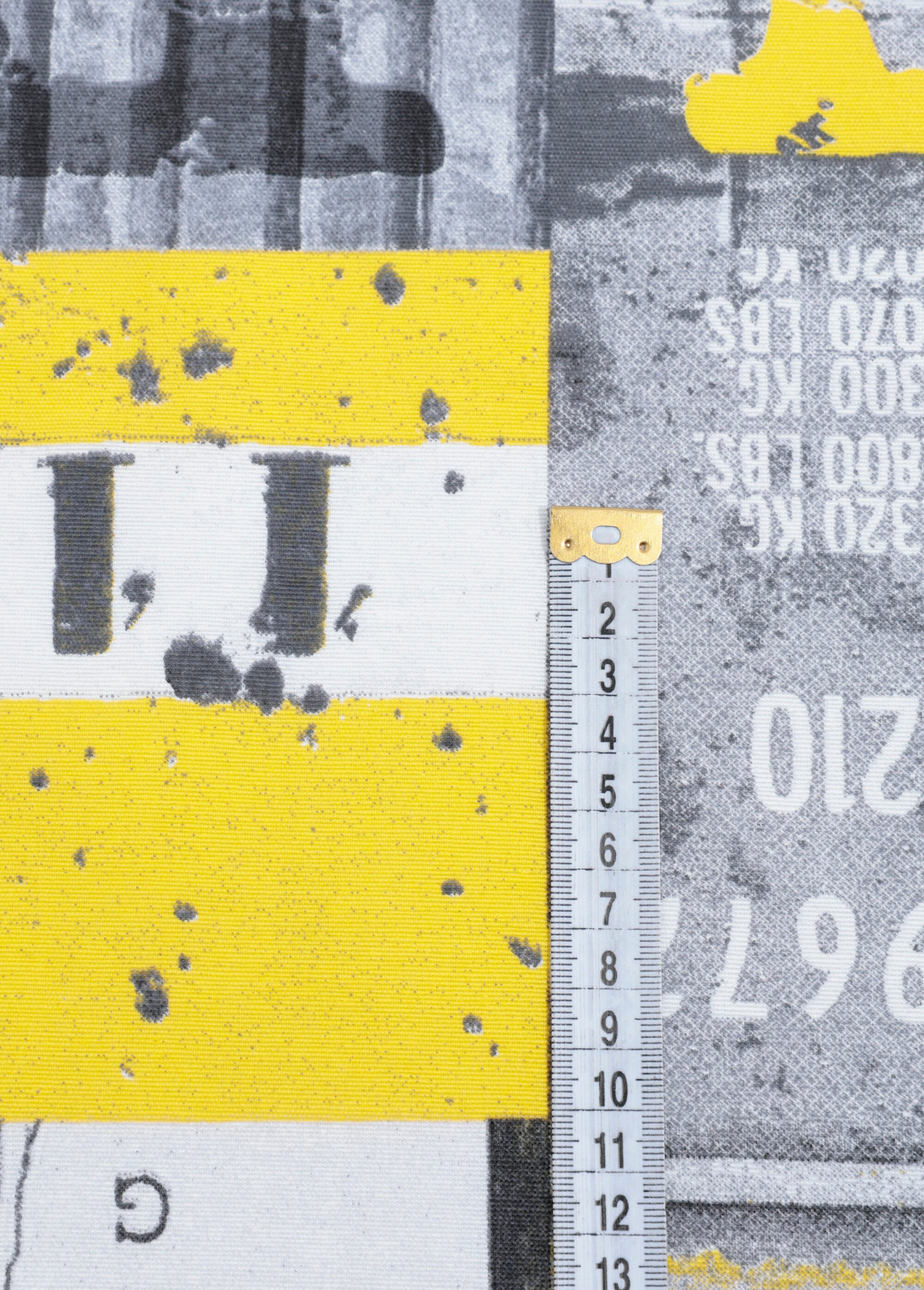 Coupon tissu inspiration voyage, USA GRIS COT146271-6 DE1