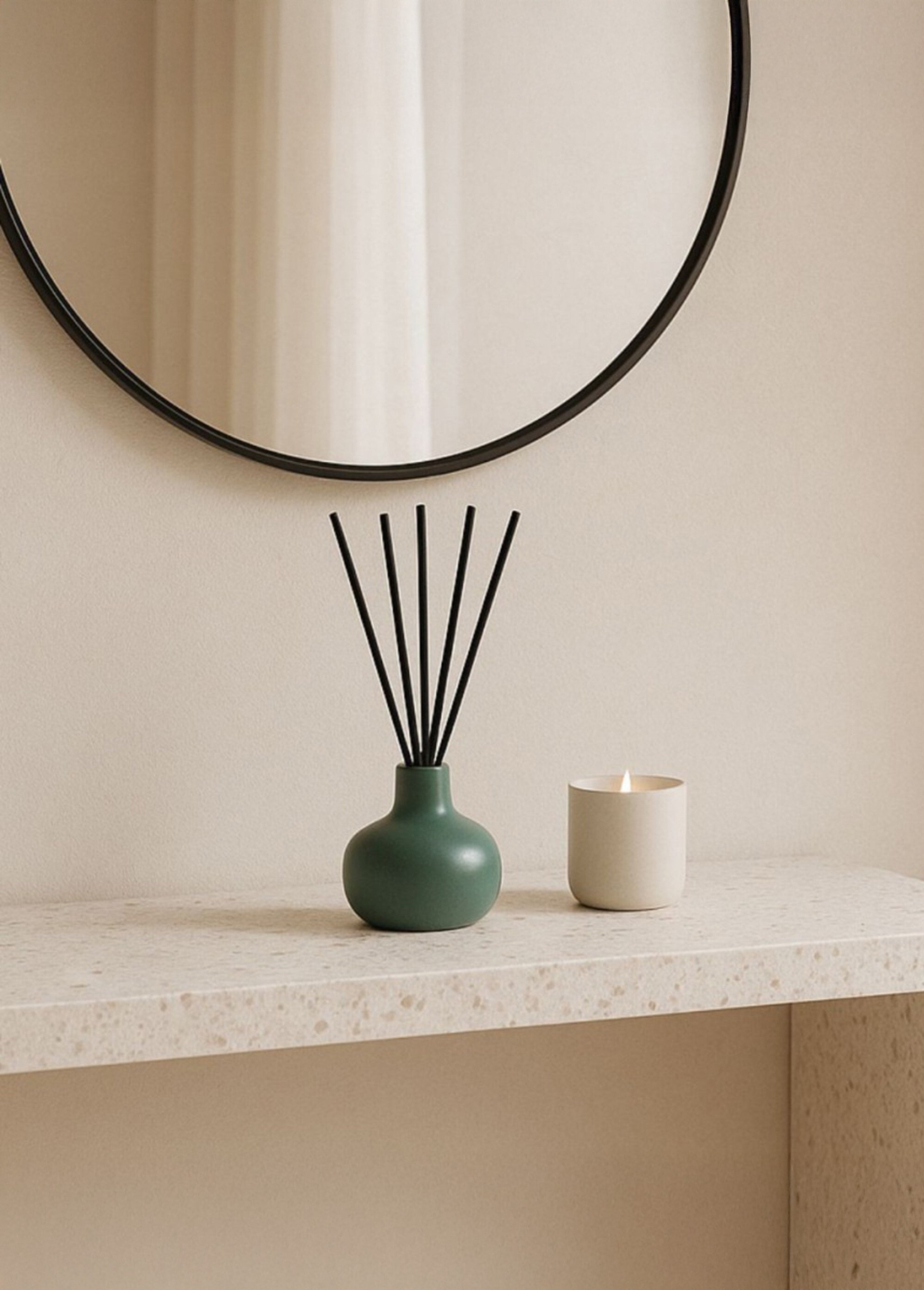 Diffuseur de parfum en céramique 150ml Vert NOR-15225 SI1