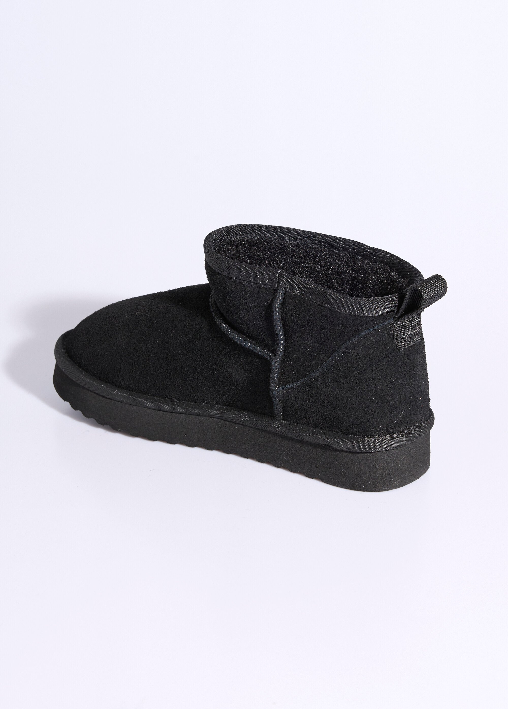 Low boots fourrées semelle compensée