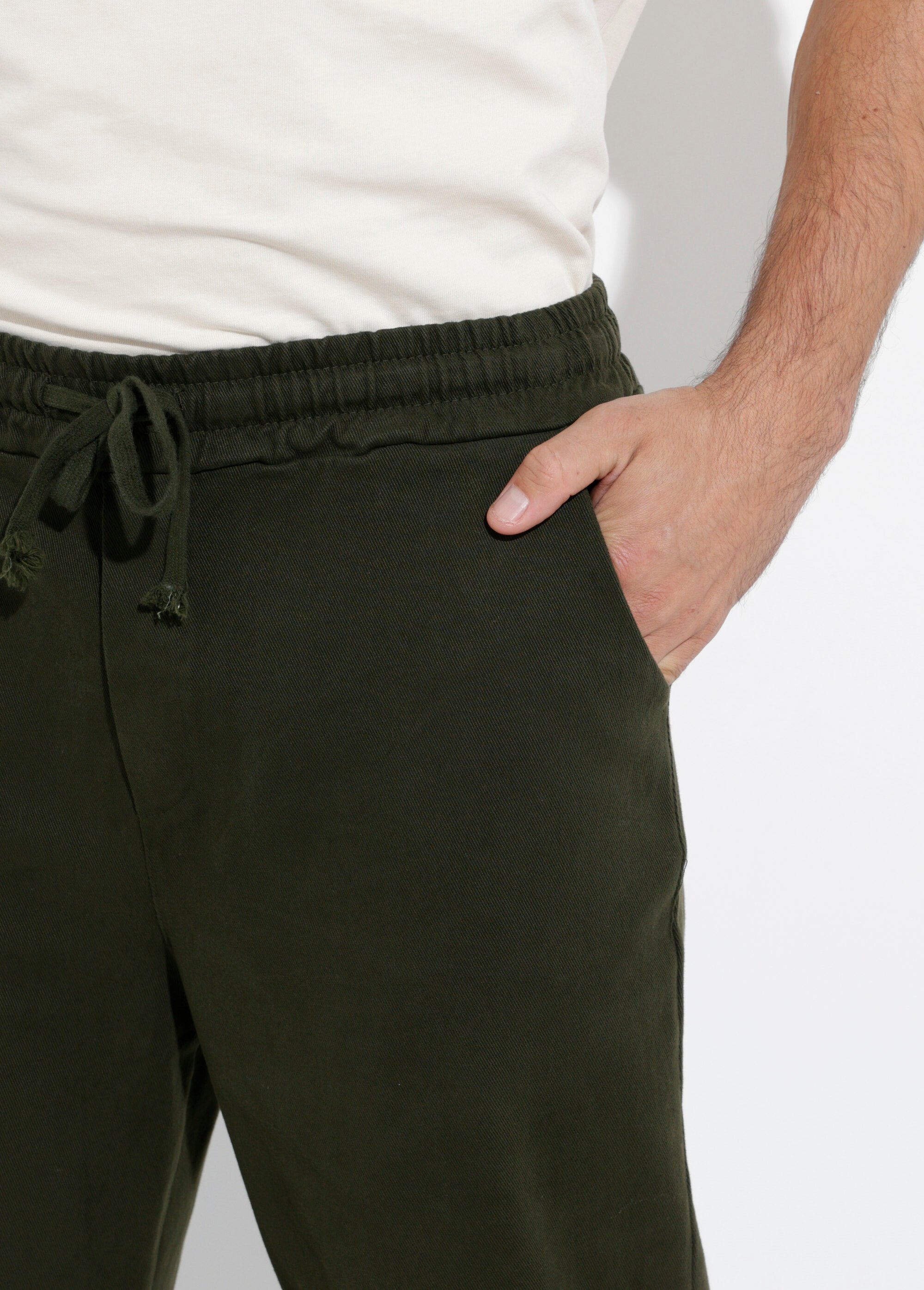 Pantalon élastiqué confort style casual