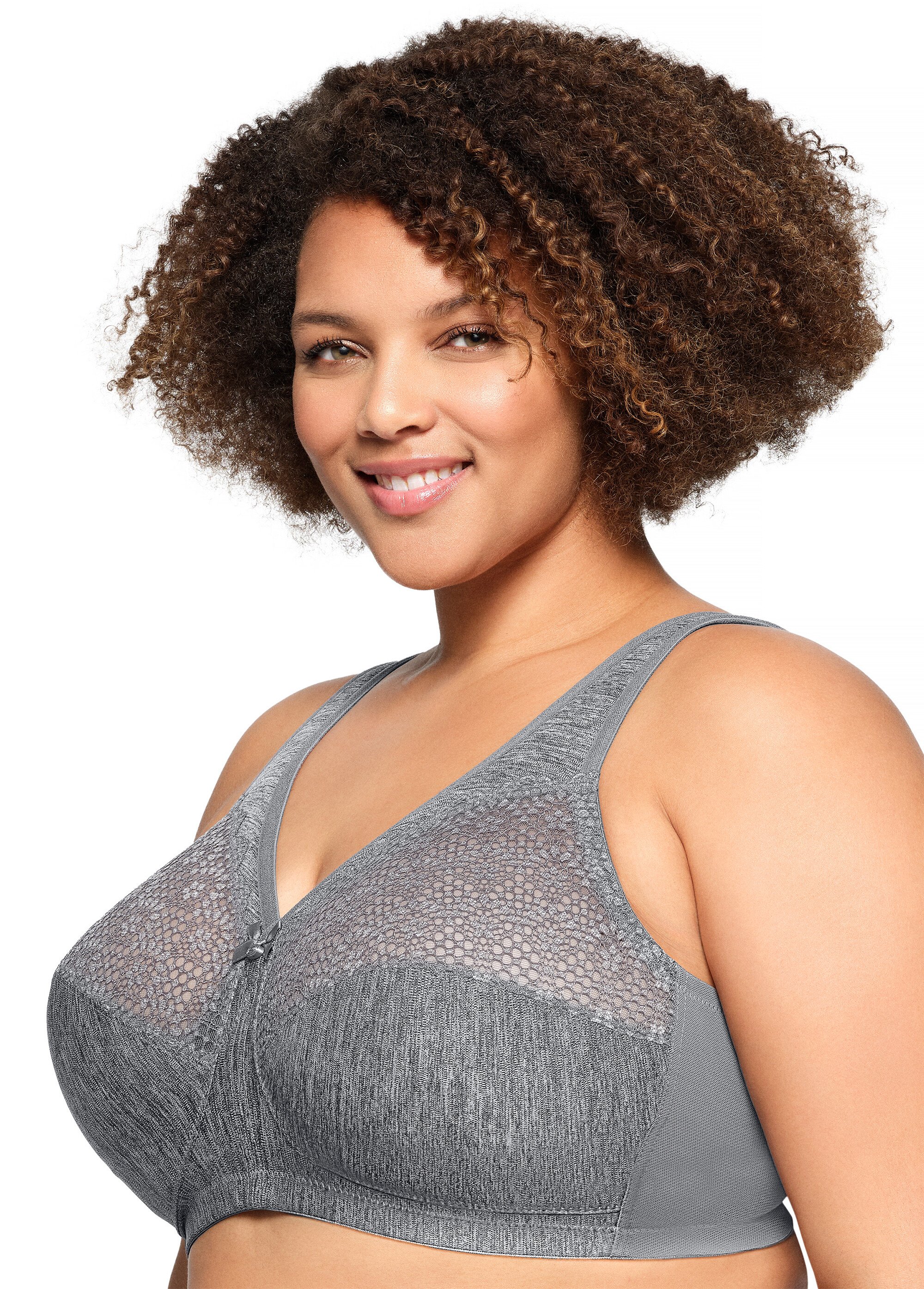 Soutien-gorge MagicLift Anti-Humidité Sans Armatures Spécial Grandes Tailles n°1064 Femme Grande Taille Gris 1064 GA1