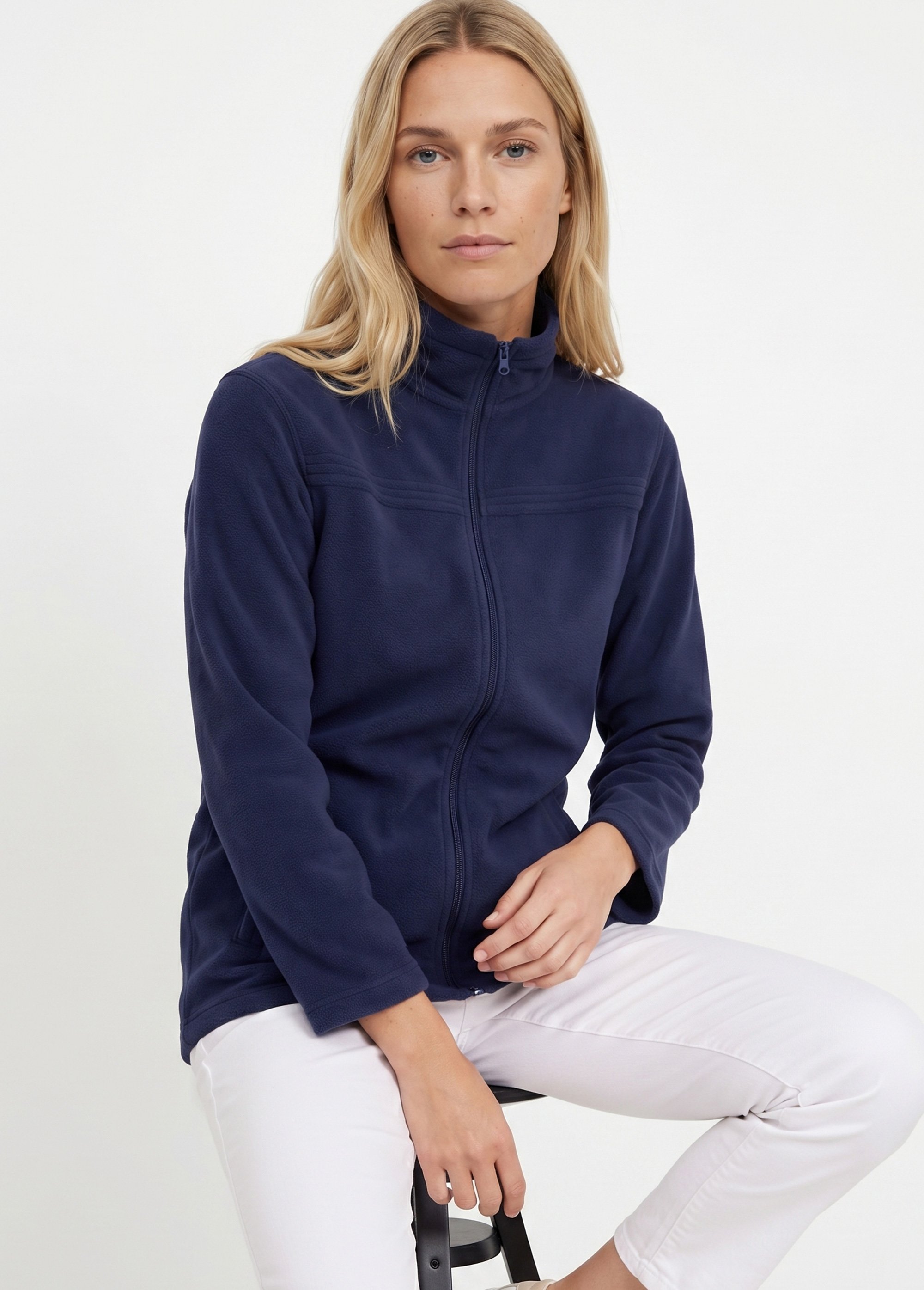Veste zippée polaire, manches longues