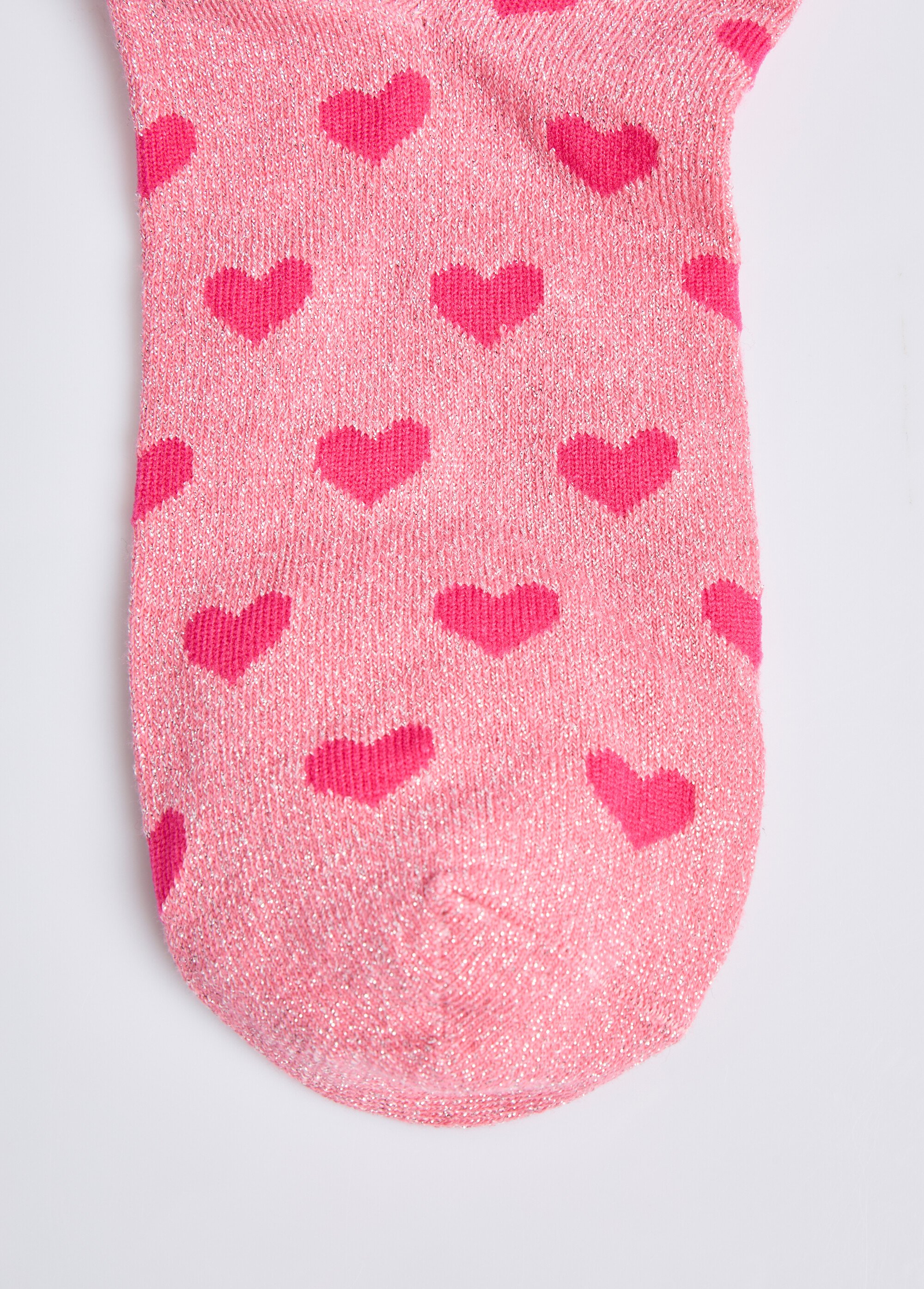 Chaussettes pailletées à message Femme Rose MILL25BW25 DE3