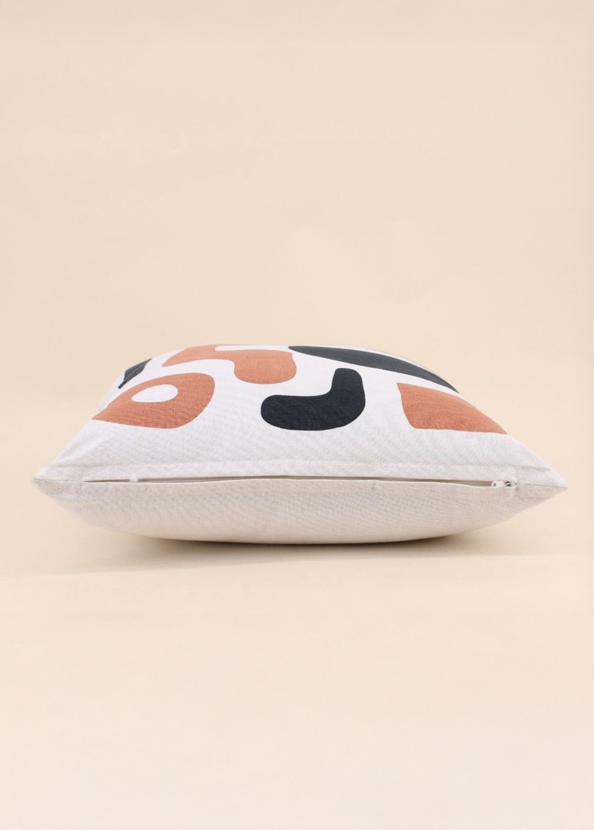 Coussin coton, inspiration art abstrait