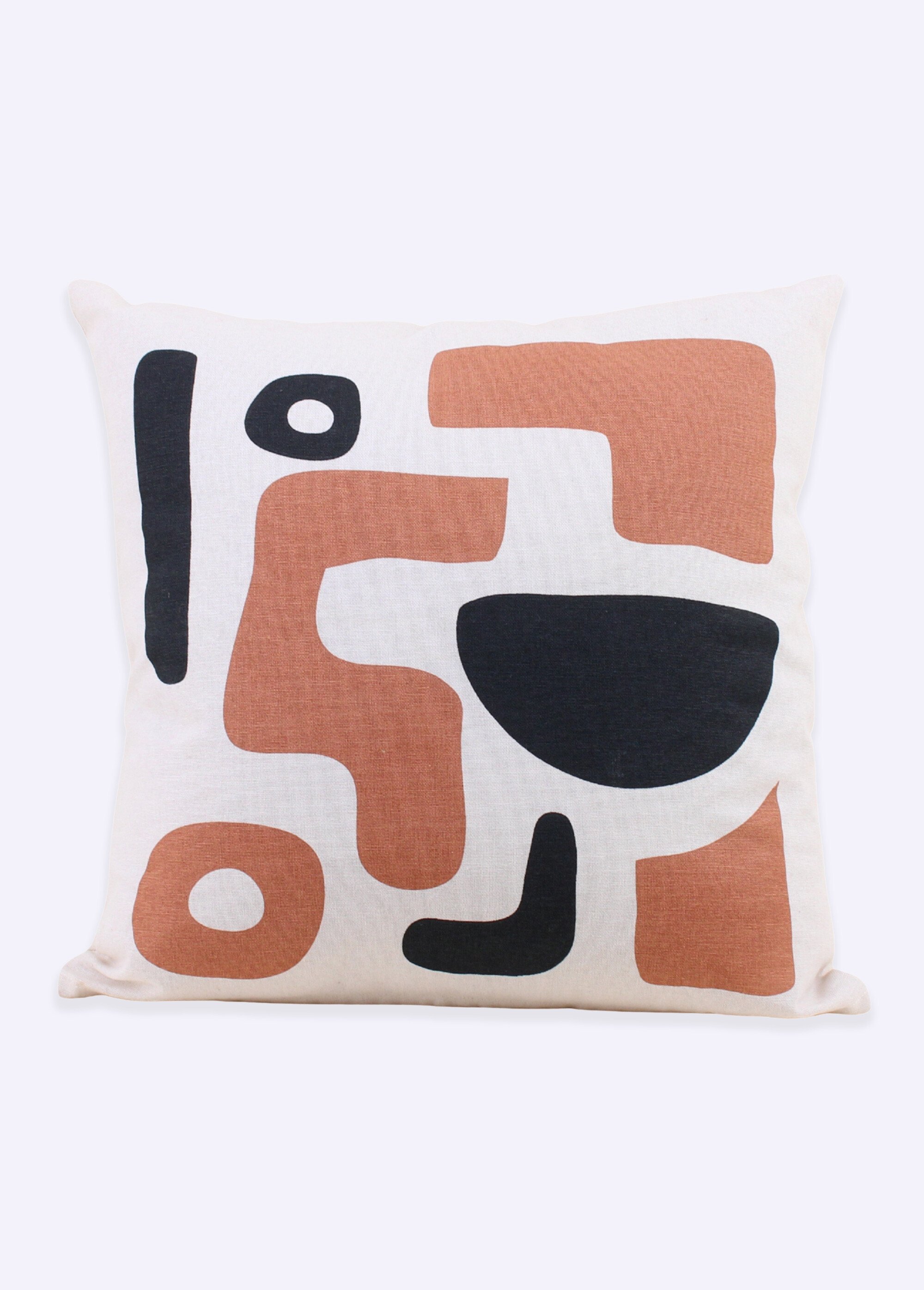 Coussin coton, inspiration art abstrait