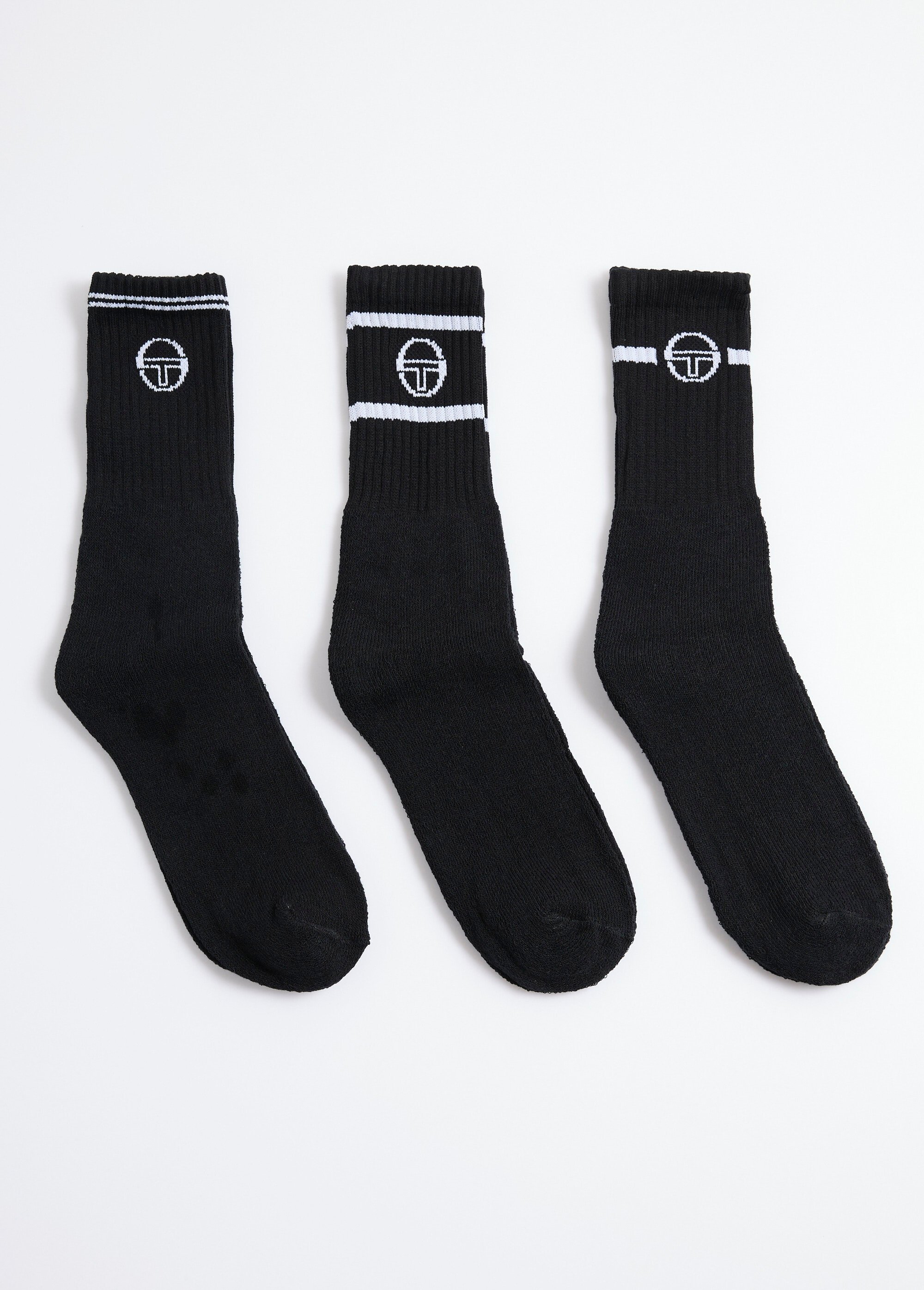Lot de 3 Chaussettes de sport avec logo