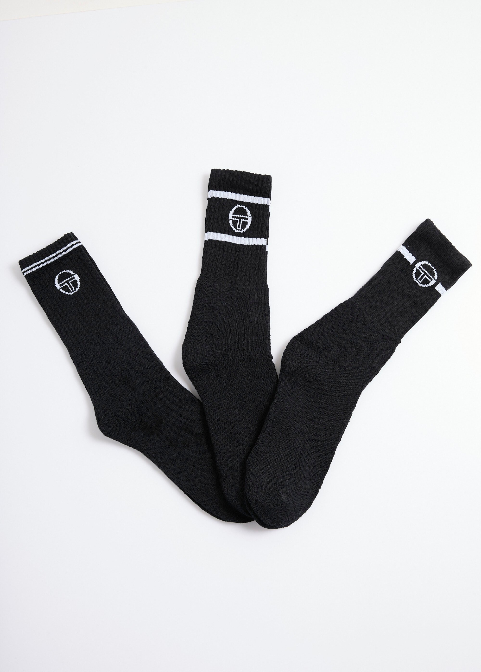 Lot de 3 Chaussettes de sport avec logo