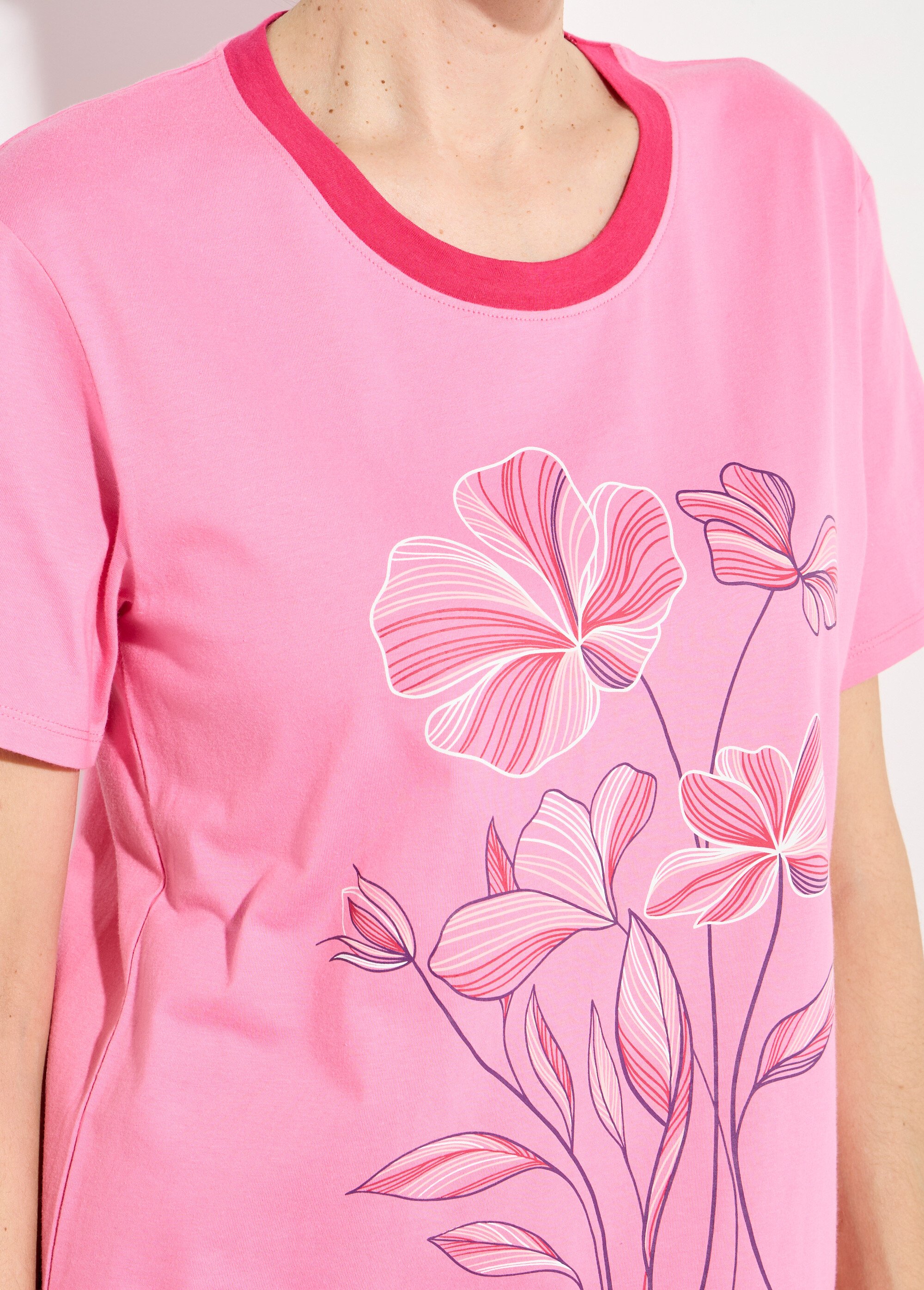 Pyjama corsaire coton à motif - lot de 2