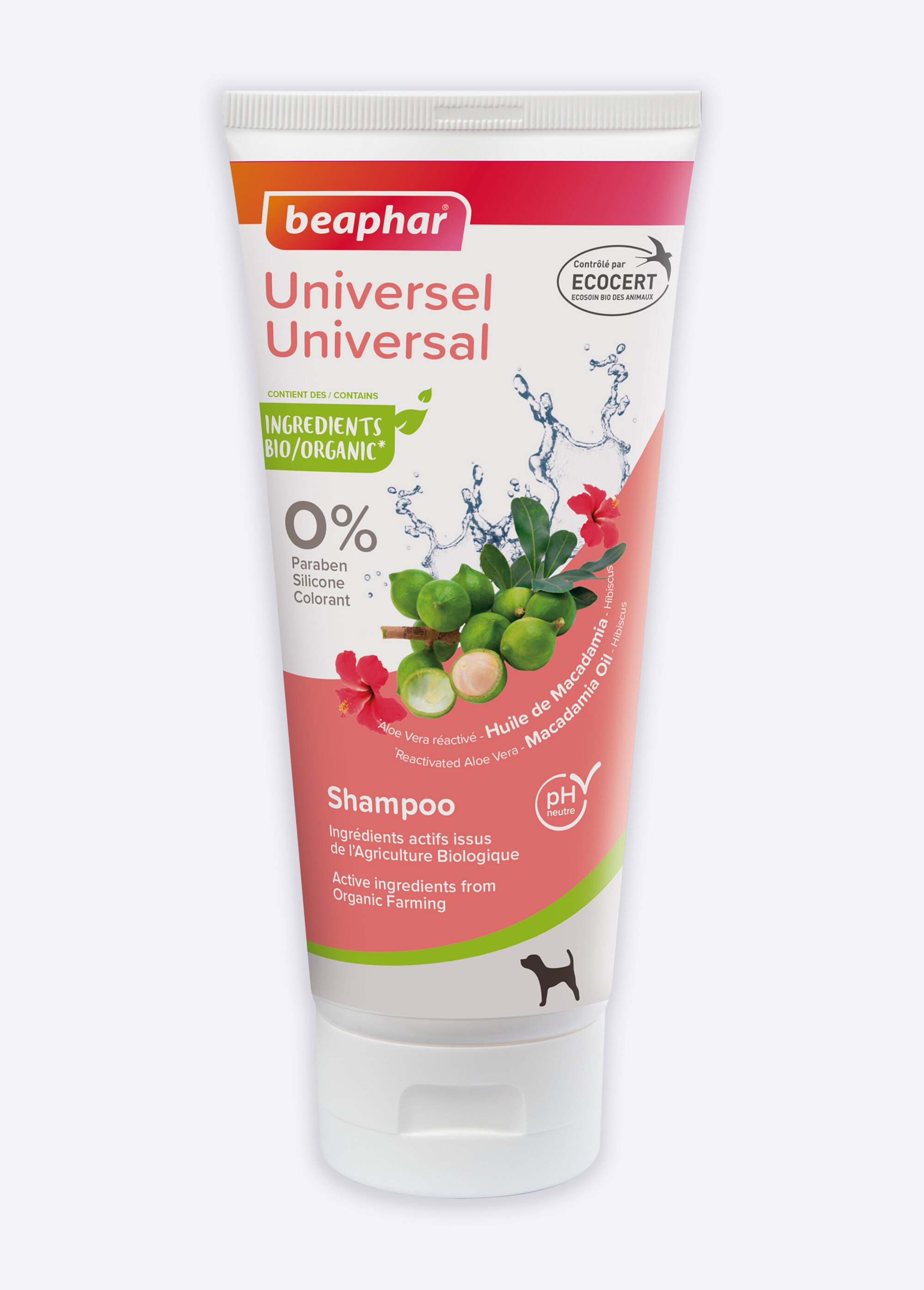 Shampoing BIO huile Macadamia, chien