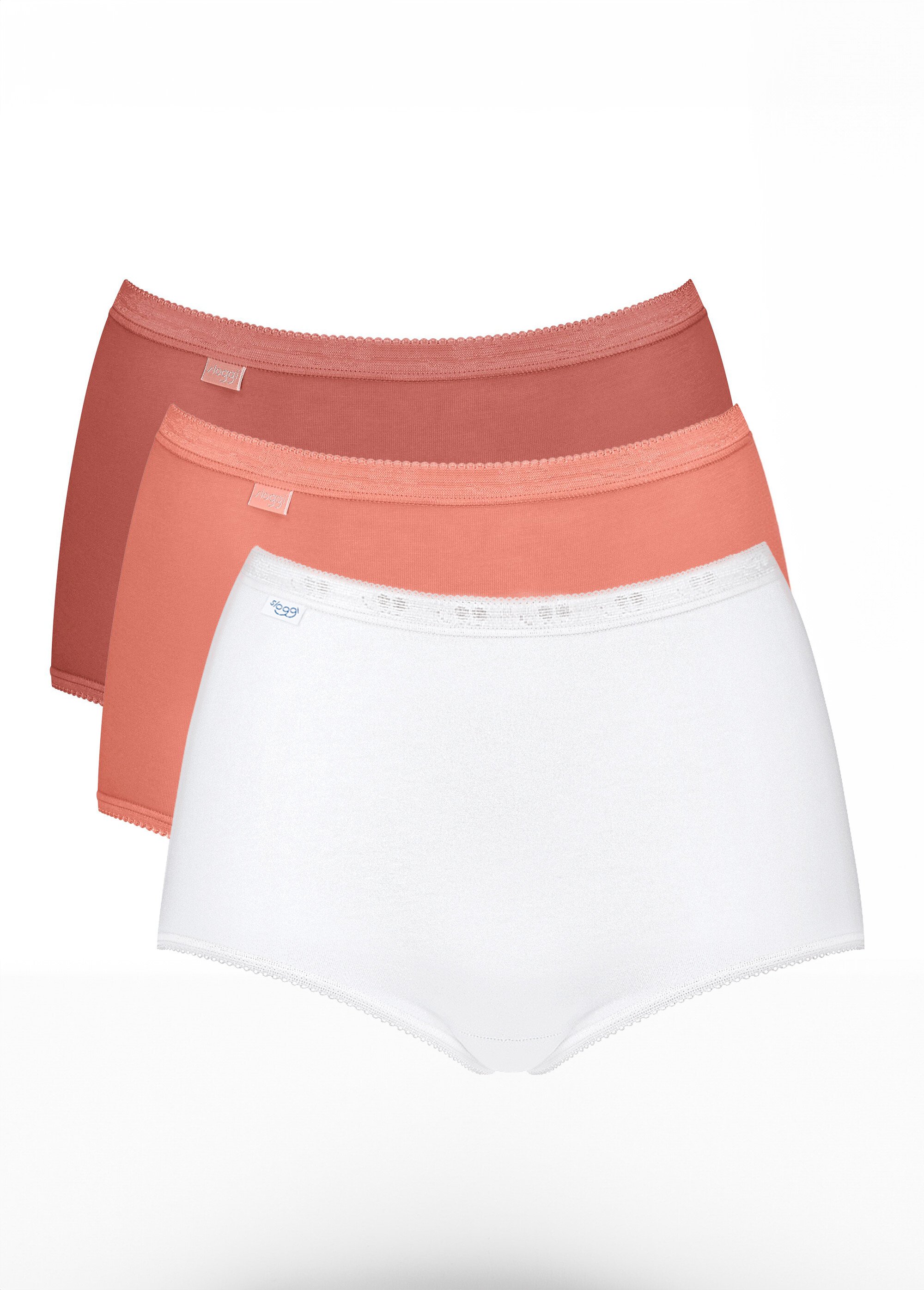 Lot de 3 culottes basic maxi Femme Orange SLOGGI-MAXI-3 DE1