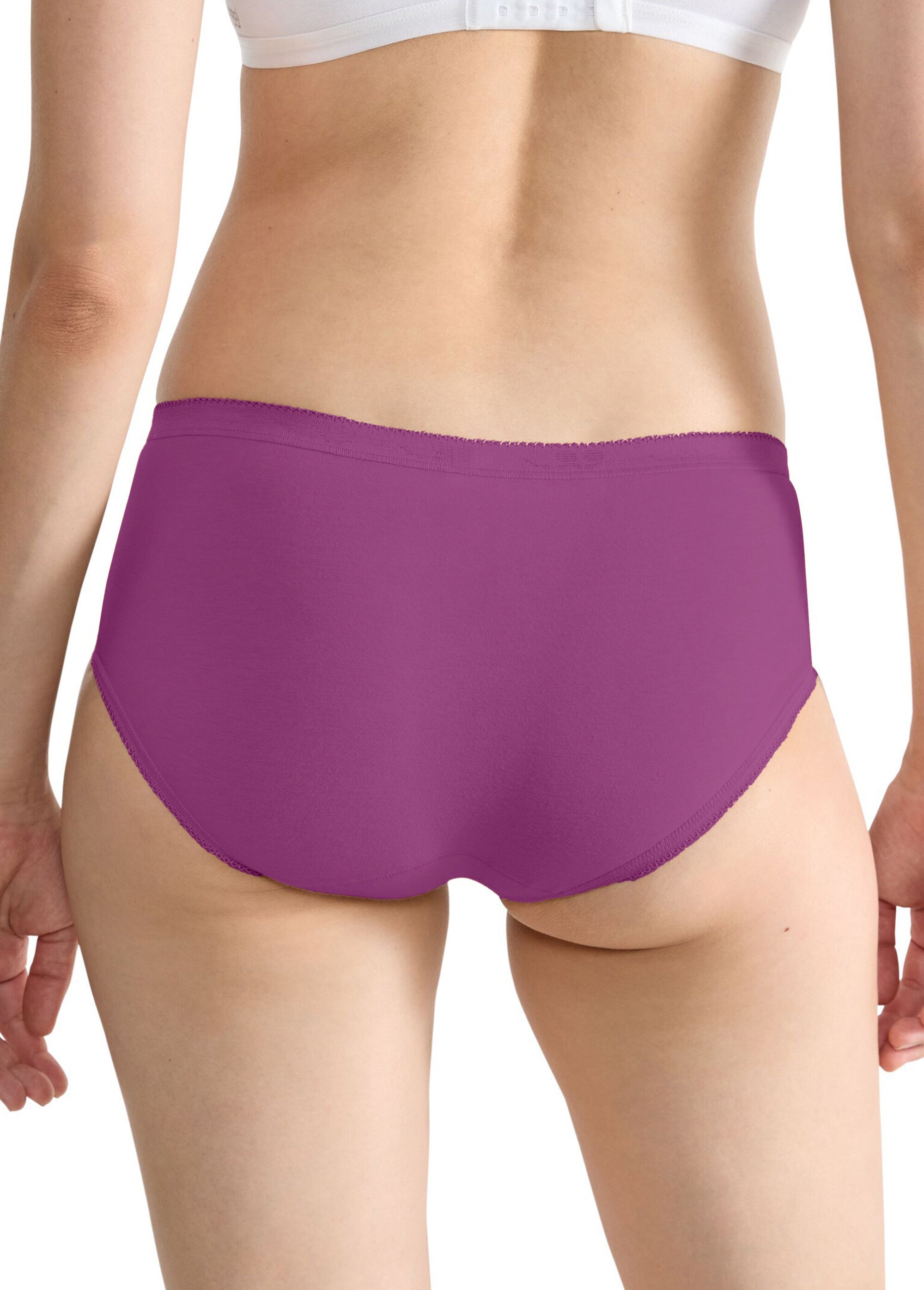 Lot de 3 culottes basic midi gagnez 10% Femme Rose SLOGGI-MIDI-3 DO1