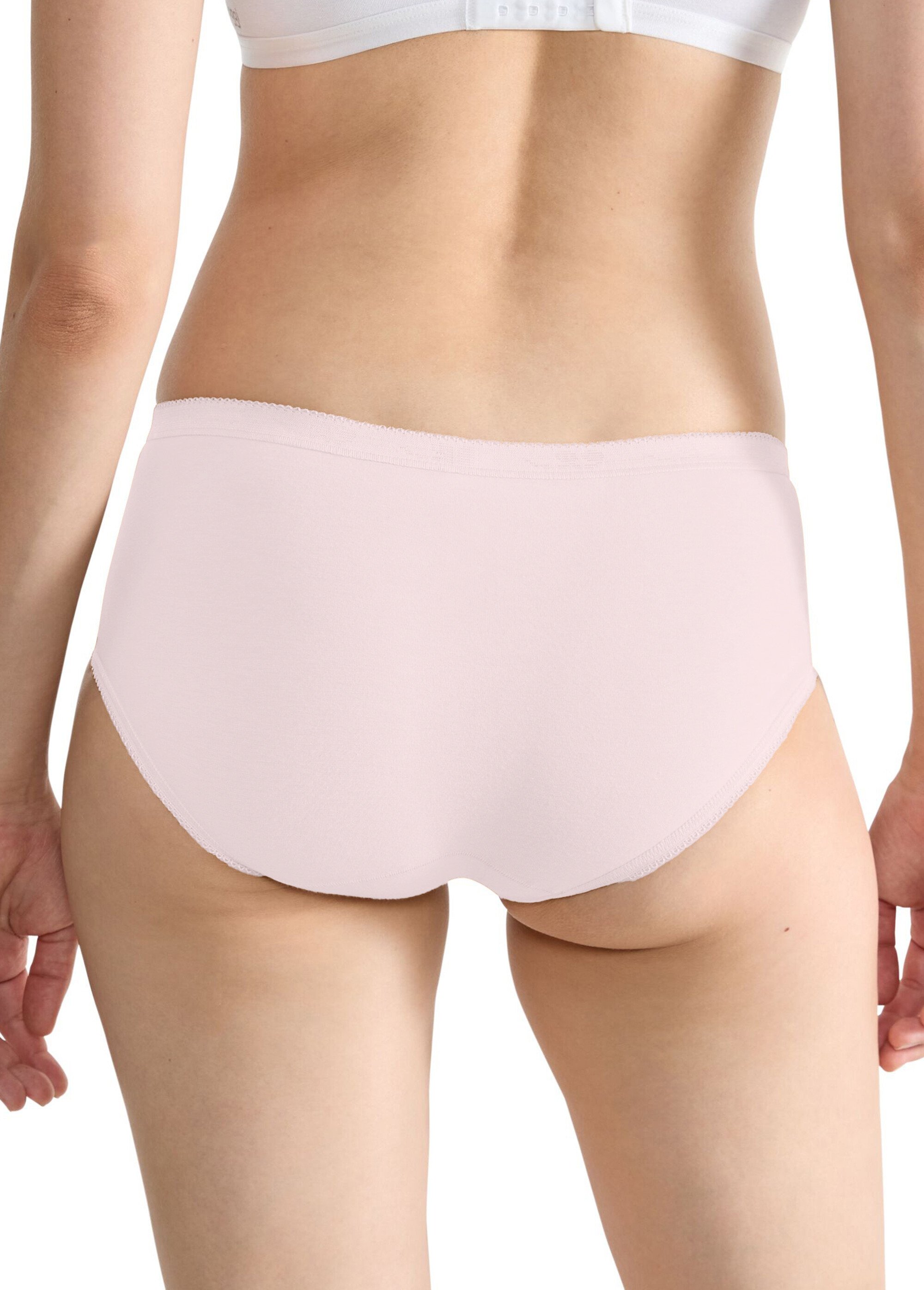 Lot de 3 culottes basic midi gagnez 10% Femme Rose SLOGGI-MIDI-3 DO2