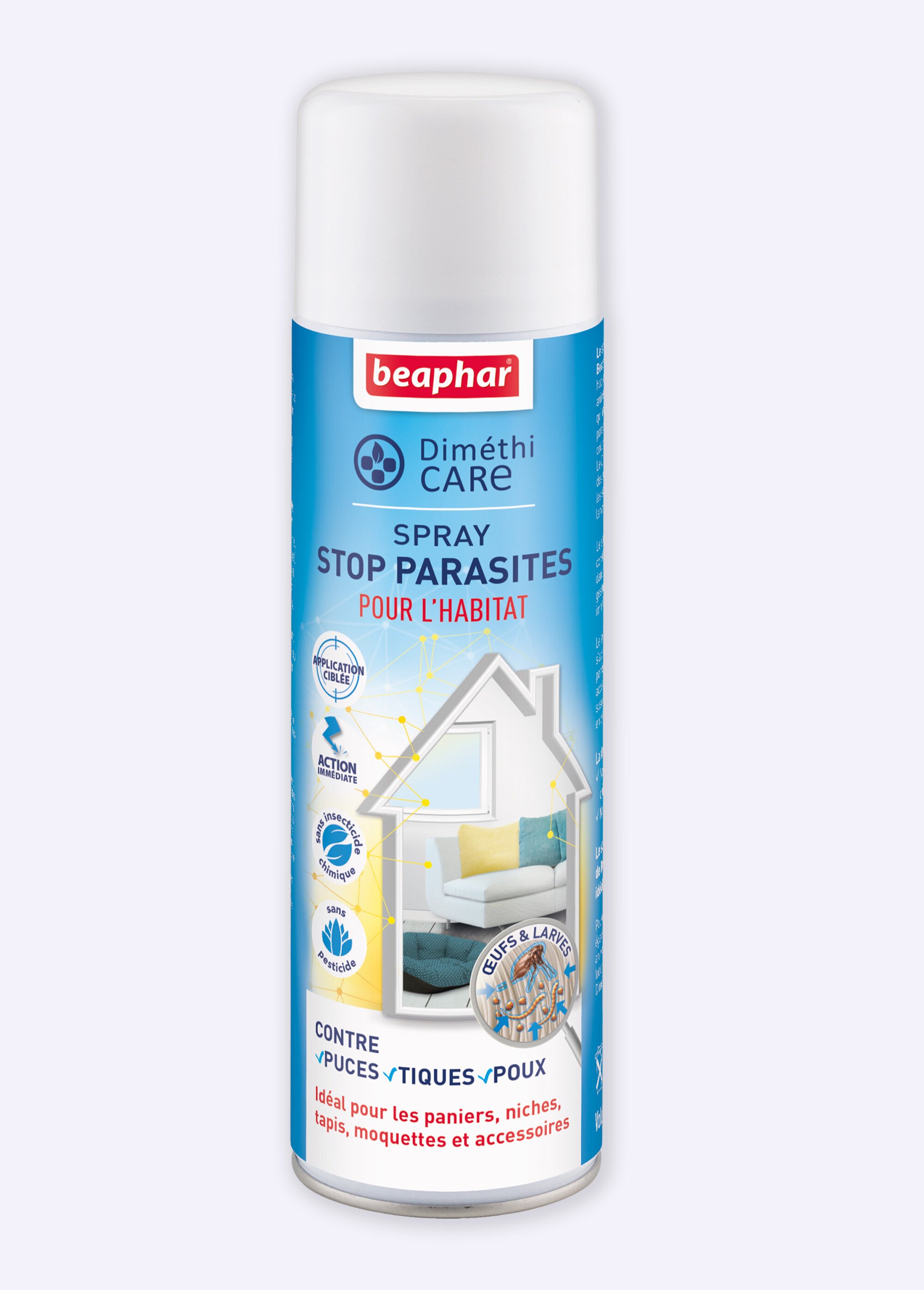 Spray anti parasites pour l'habitat