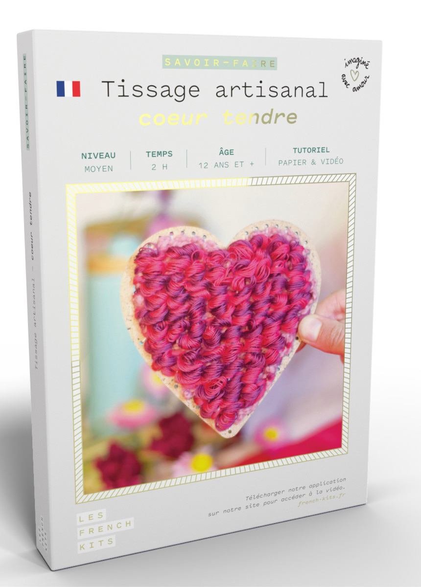 Tissage artisanal ''coeur tendre''