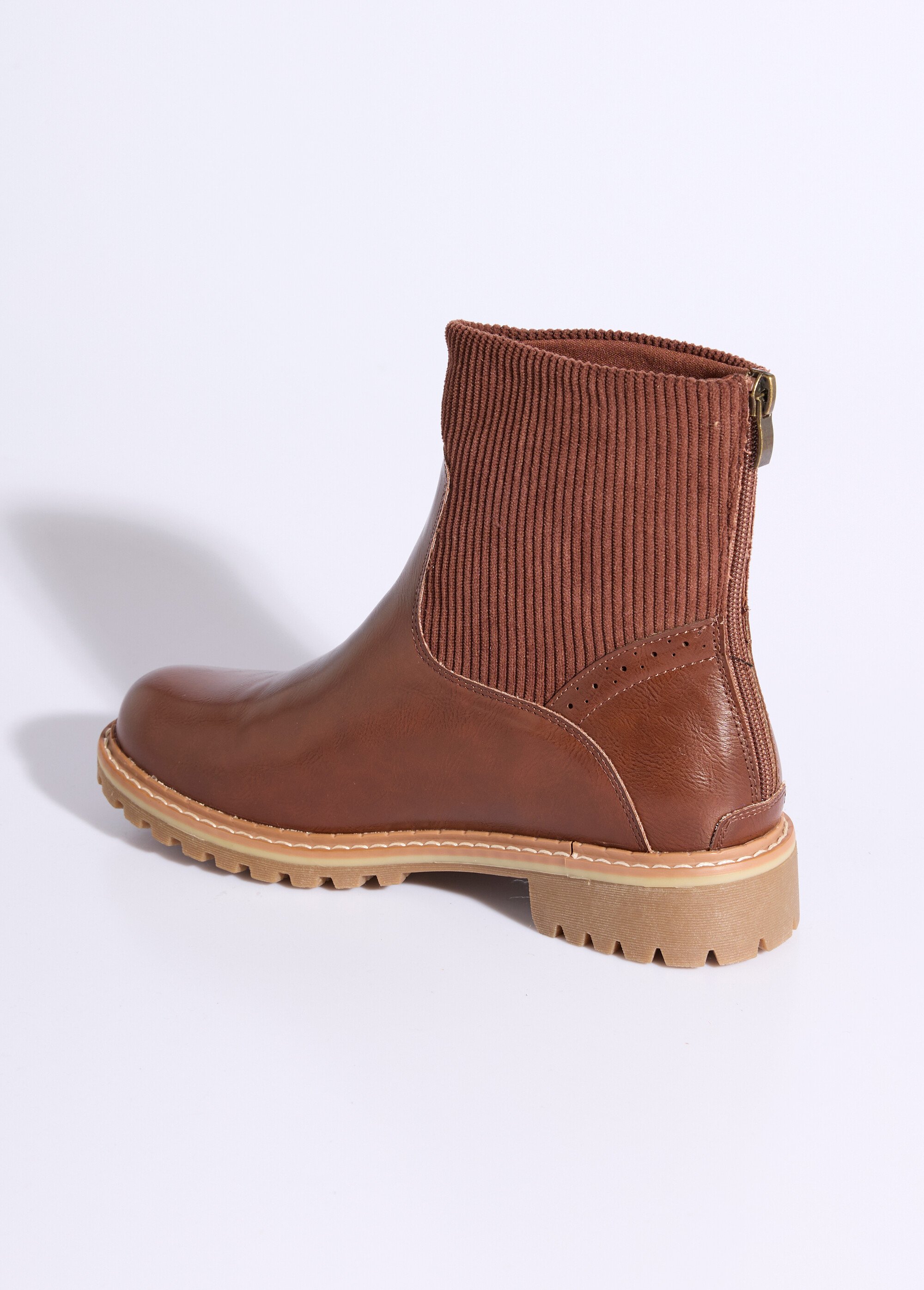 Boots camarguaises empiècement velours
