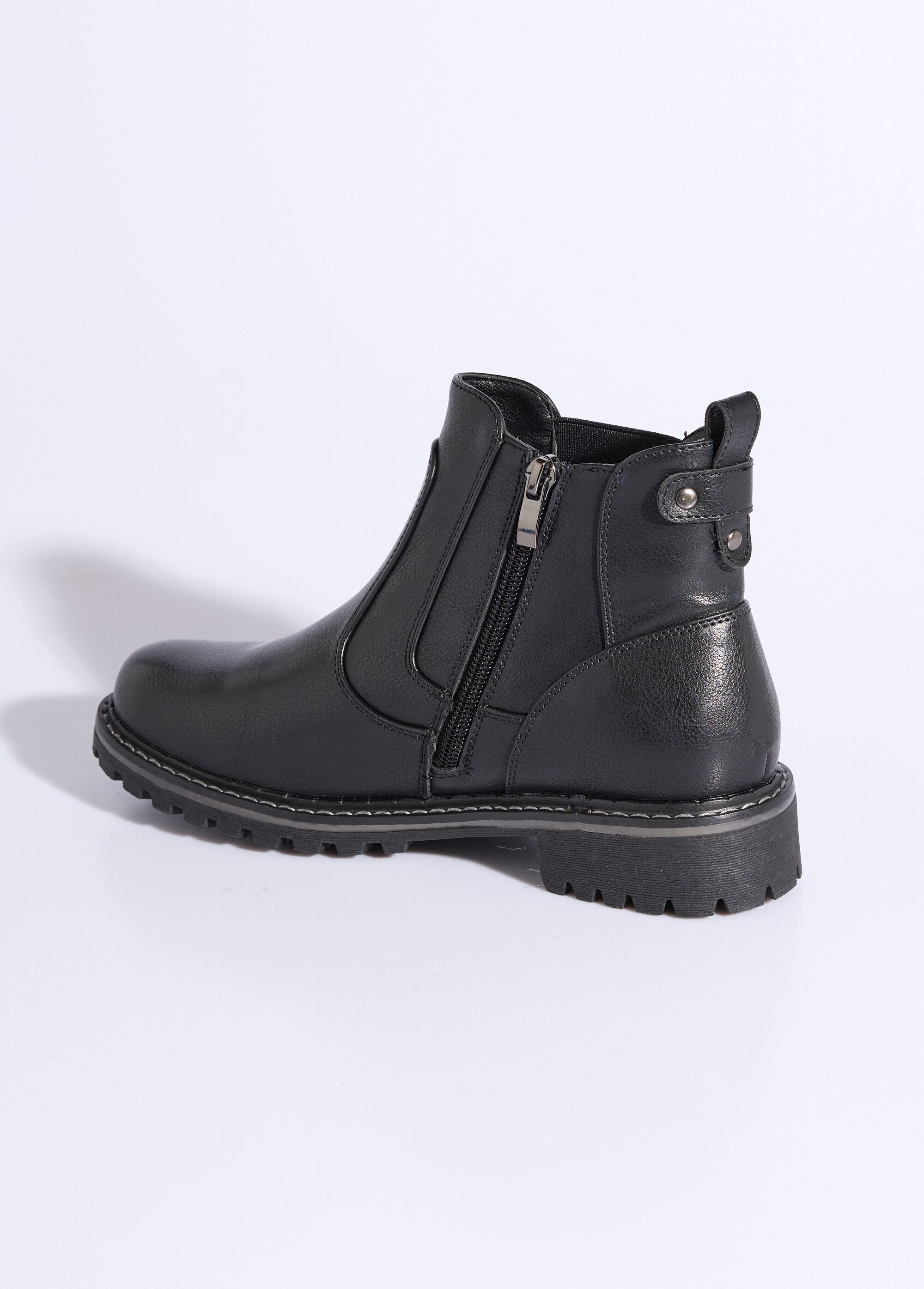 Boots élastiquées, esprit camarguaises Femme Noir JPTDF-5315 DO1