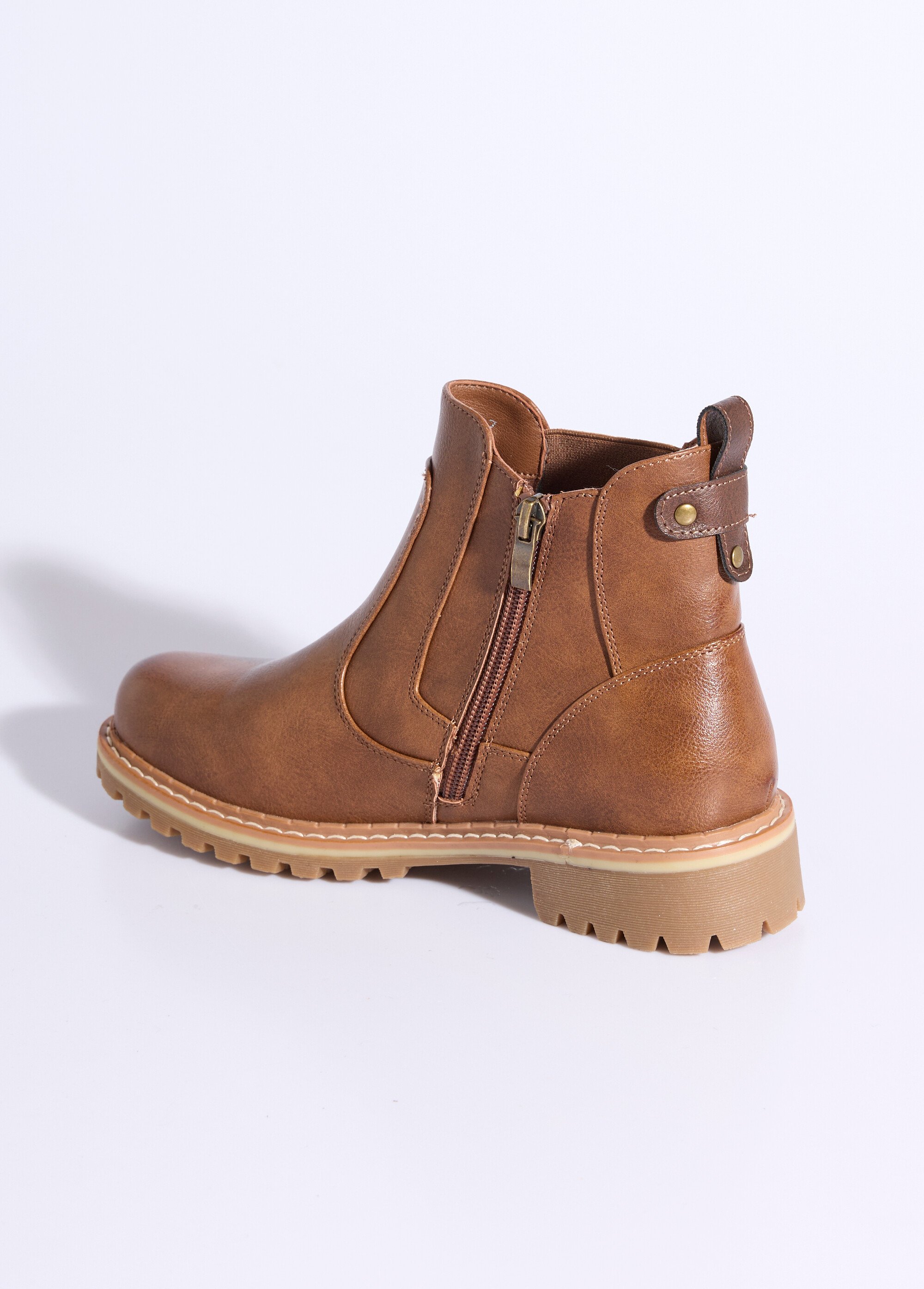 Boots élastiquées, esprit camarguaises Femme Beige JPTDF-5315 DO1
