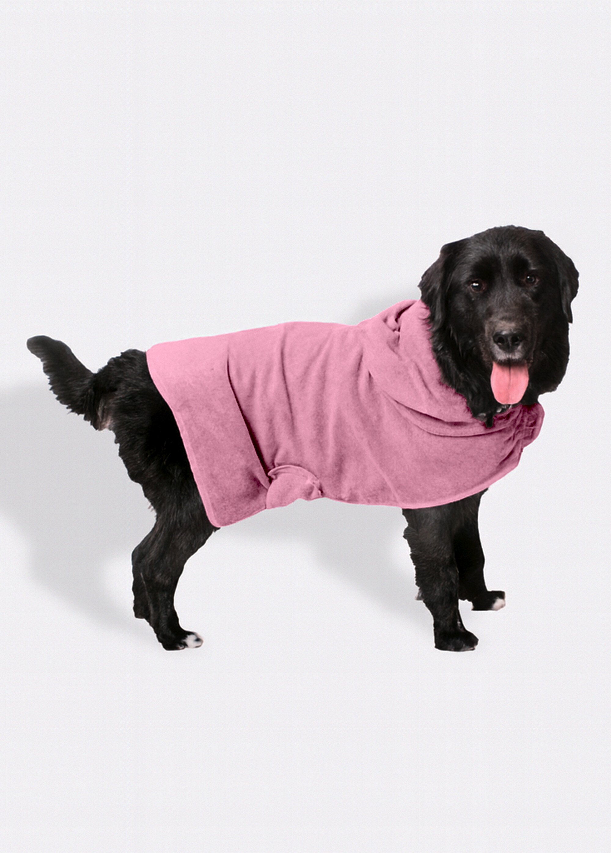 Cape de bain en éponge pour animaux ROSE KP-485600040 FA1