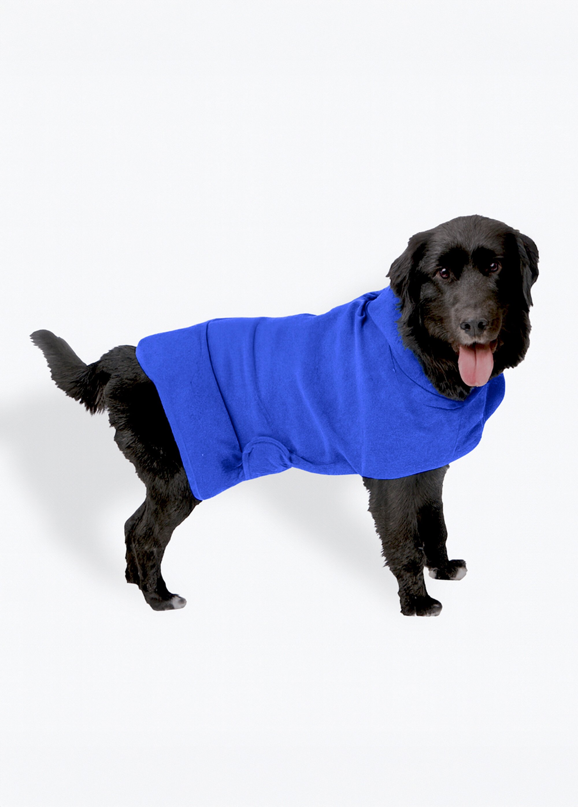 Cape de bain en éponge pour animaux BLEU KP-485600040 FA1