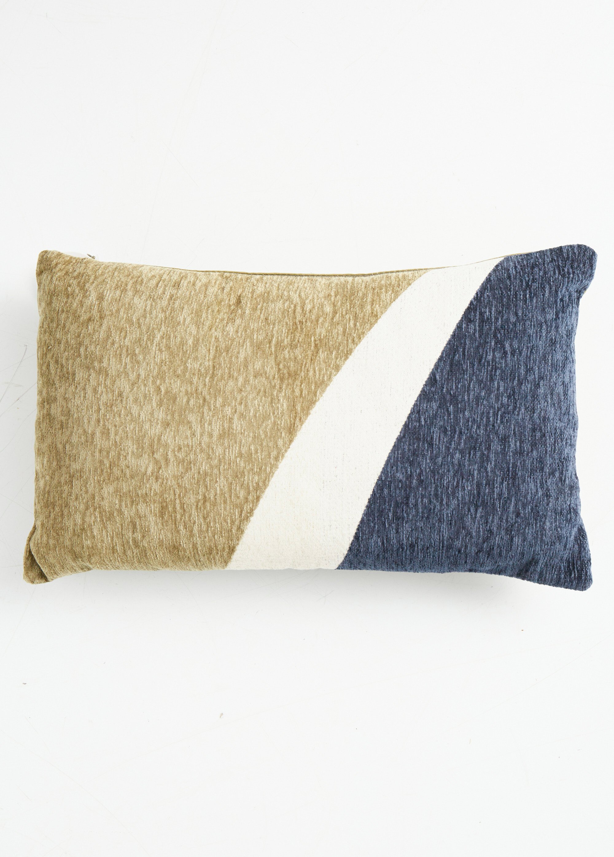 Coussin motif fantaisie aspect jacquard