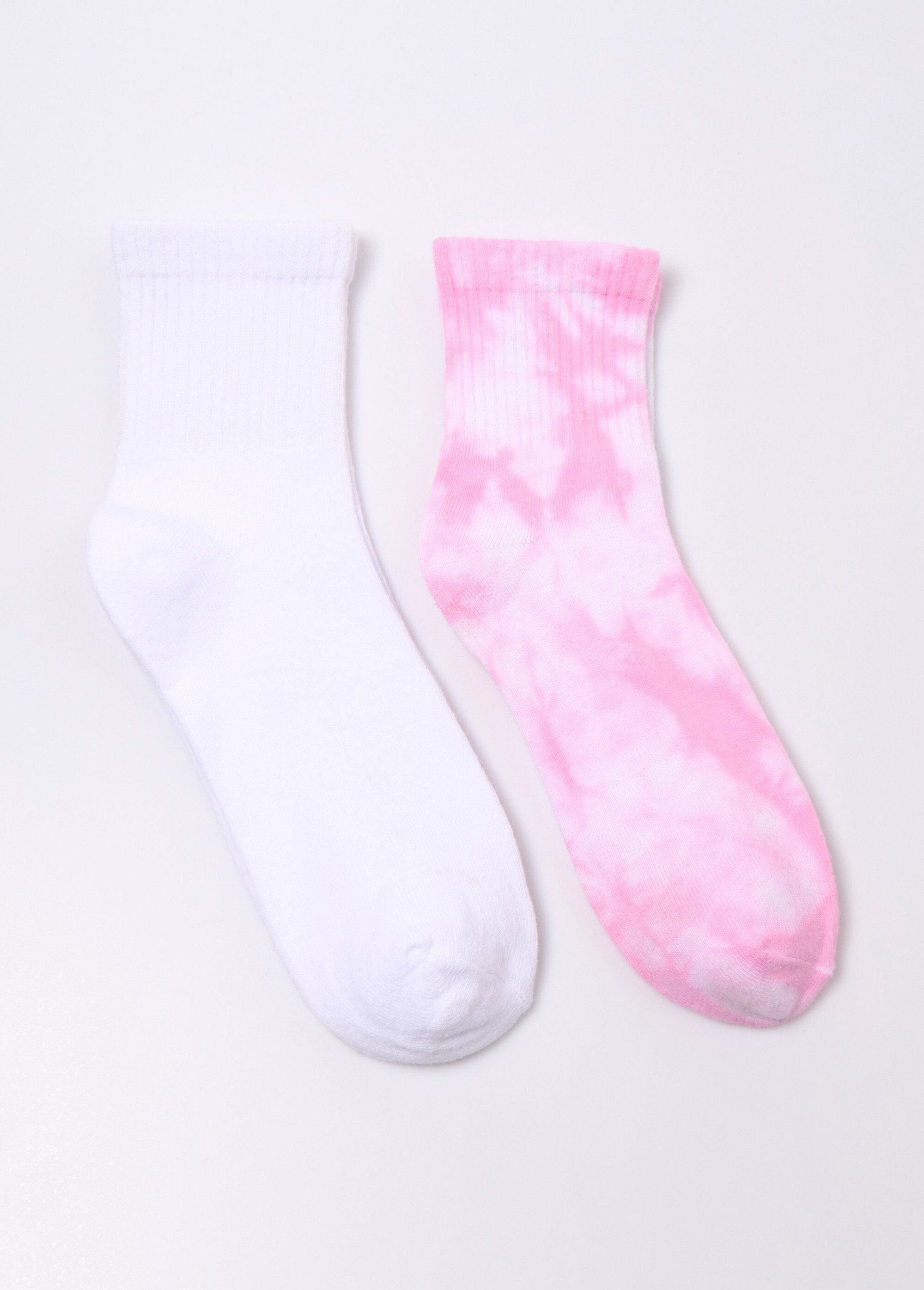 Lot de 2 Chaussettes effet tie and dye
