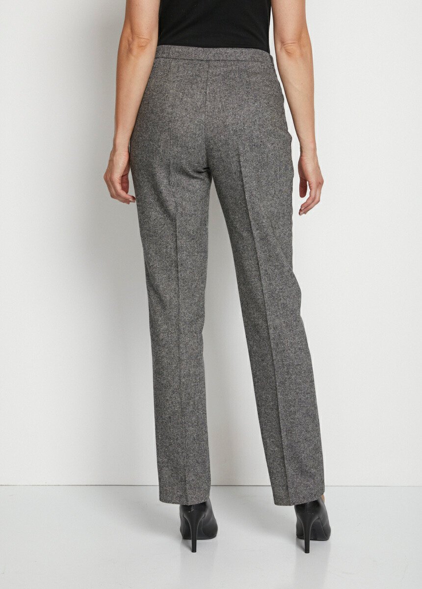 Pantalon chevrons ou chiné entrejambe 75 cm