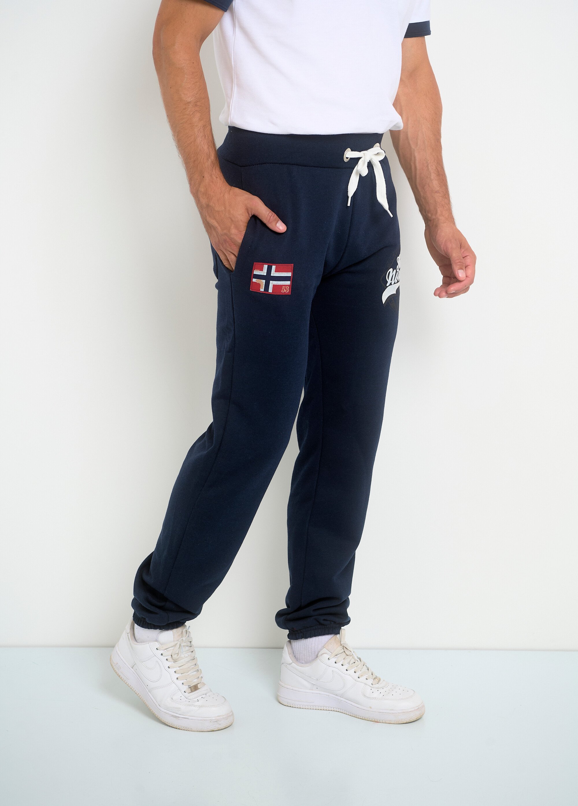 Pantalon de jogging avec logos Homme Bleu ARTWW4785H/GNO DR1