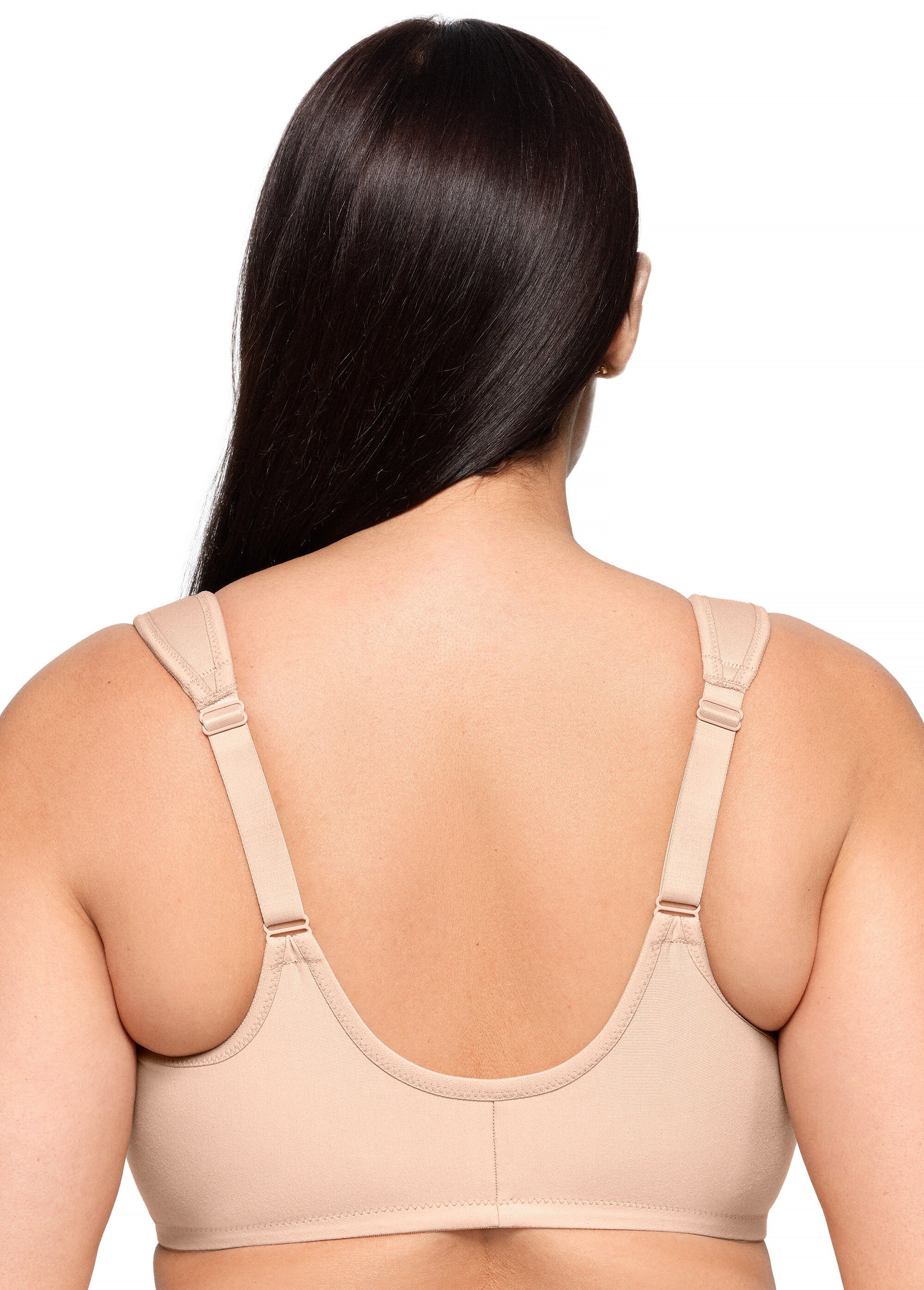 Soutien-gorge WonderWire en Coton à Armatures et Fermeture Frontale, Spécial Grandes Tailles n°1241 Femme Grande Taille Beige 1241 DO1