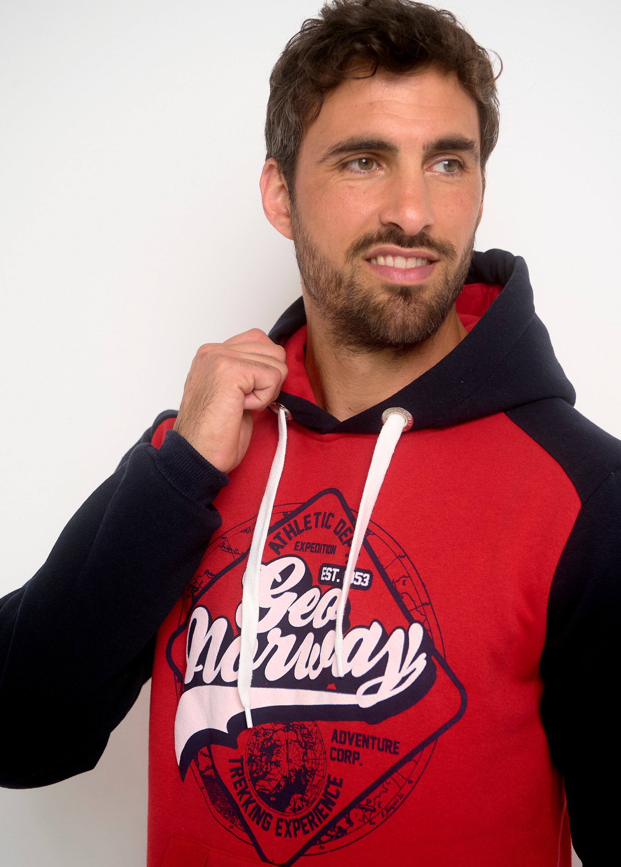 Sweat à capuche avec logo vintage