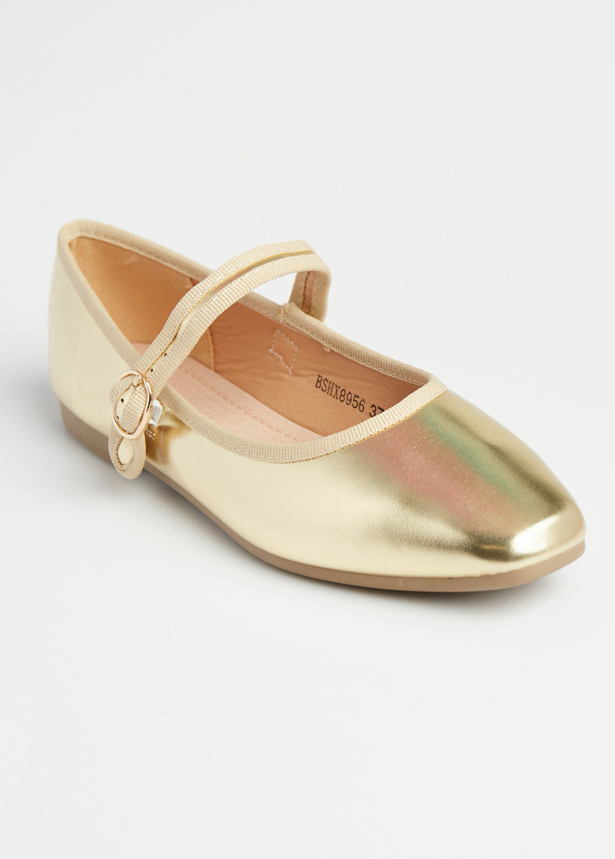 Ballerines style babies avec bout carré