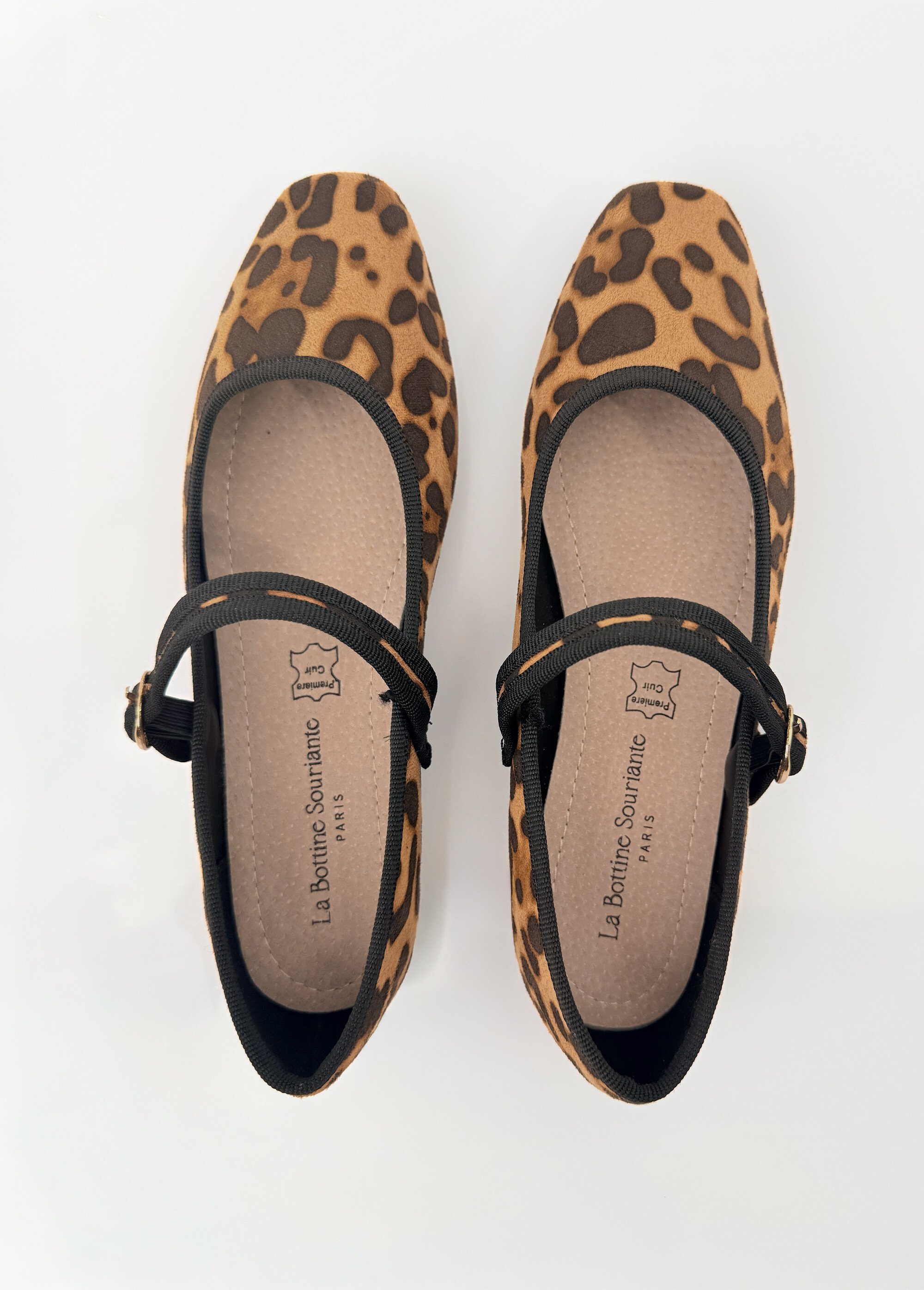 Ballerines style babies avec bout carré Femme Marron LBSBSHX8956 OV1
