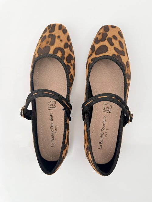 Ballerines style babies avec bout carré Femme Marron LBSBSHX8956 OV1