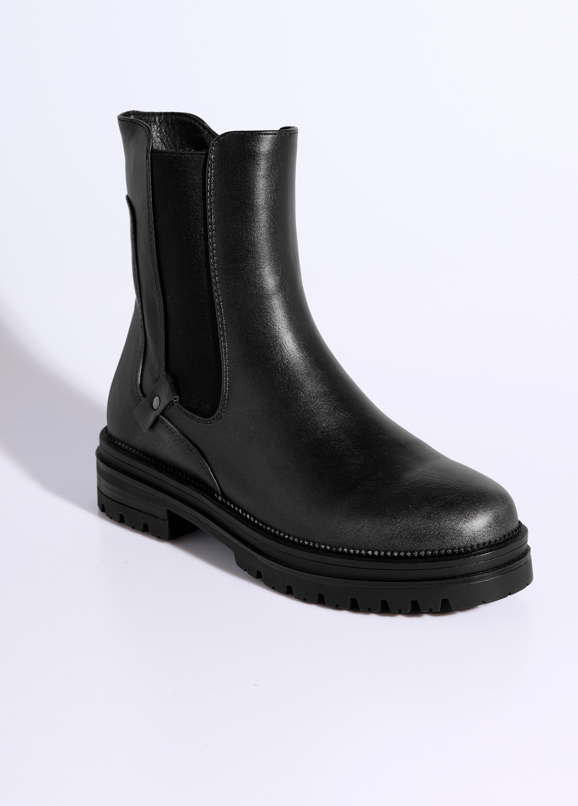 Boots Chelsea montantes semelle crantée