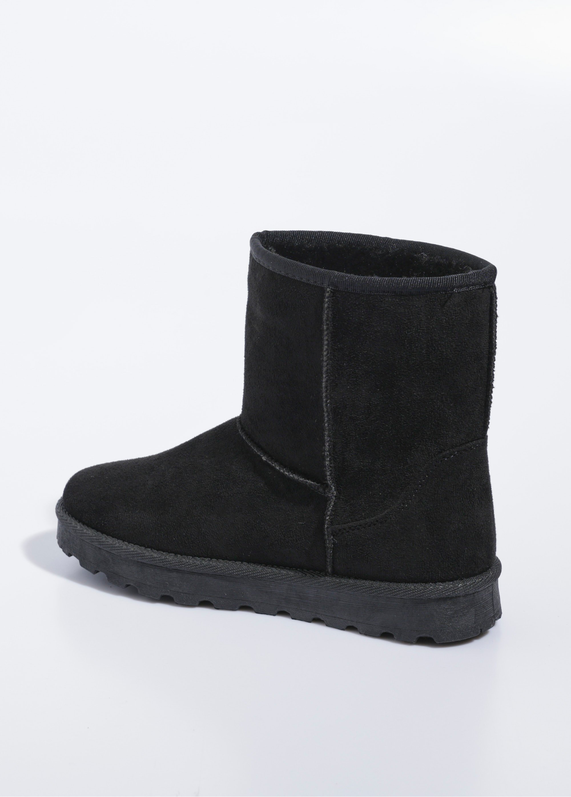 Boots fourrées chaudes semelle compensée
