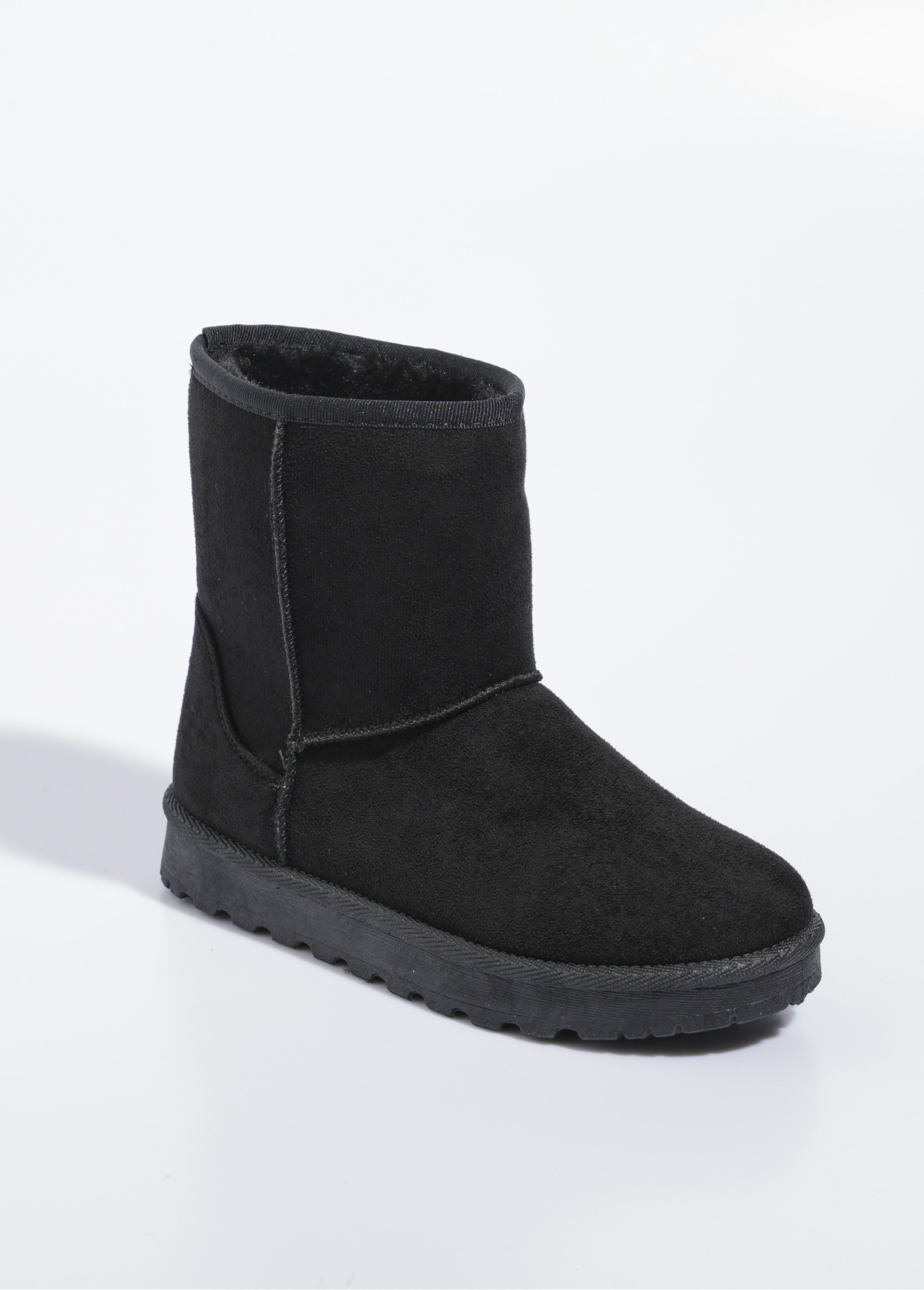 Boots fourrées chaudes semelle compensée