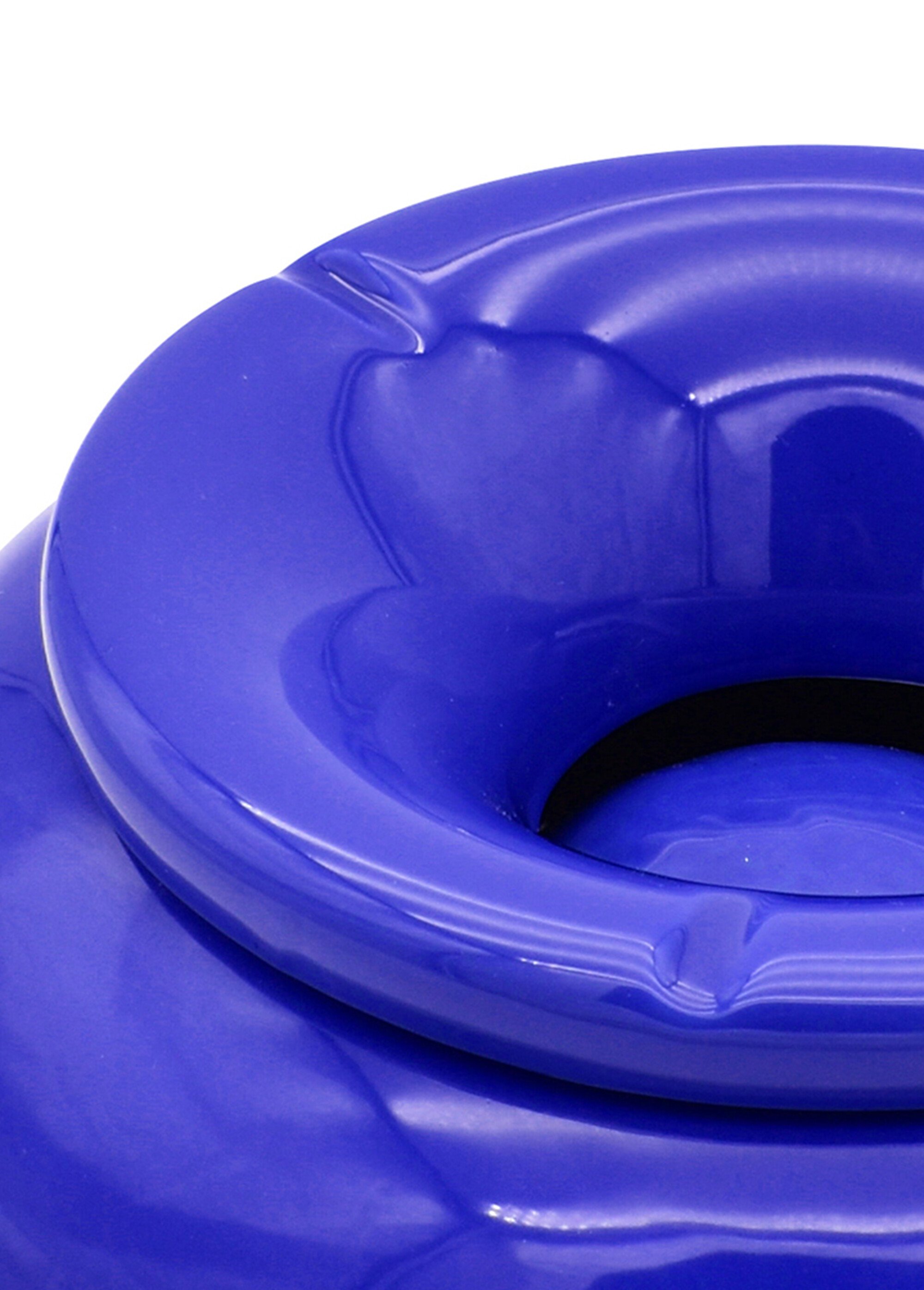 Cendrier de type marocain en porcelaine Bleu POL40506259 DE1