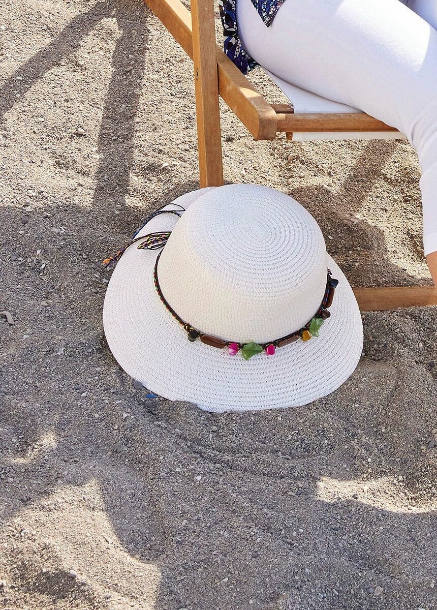 Chapeau cloche façon paille