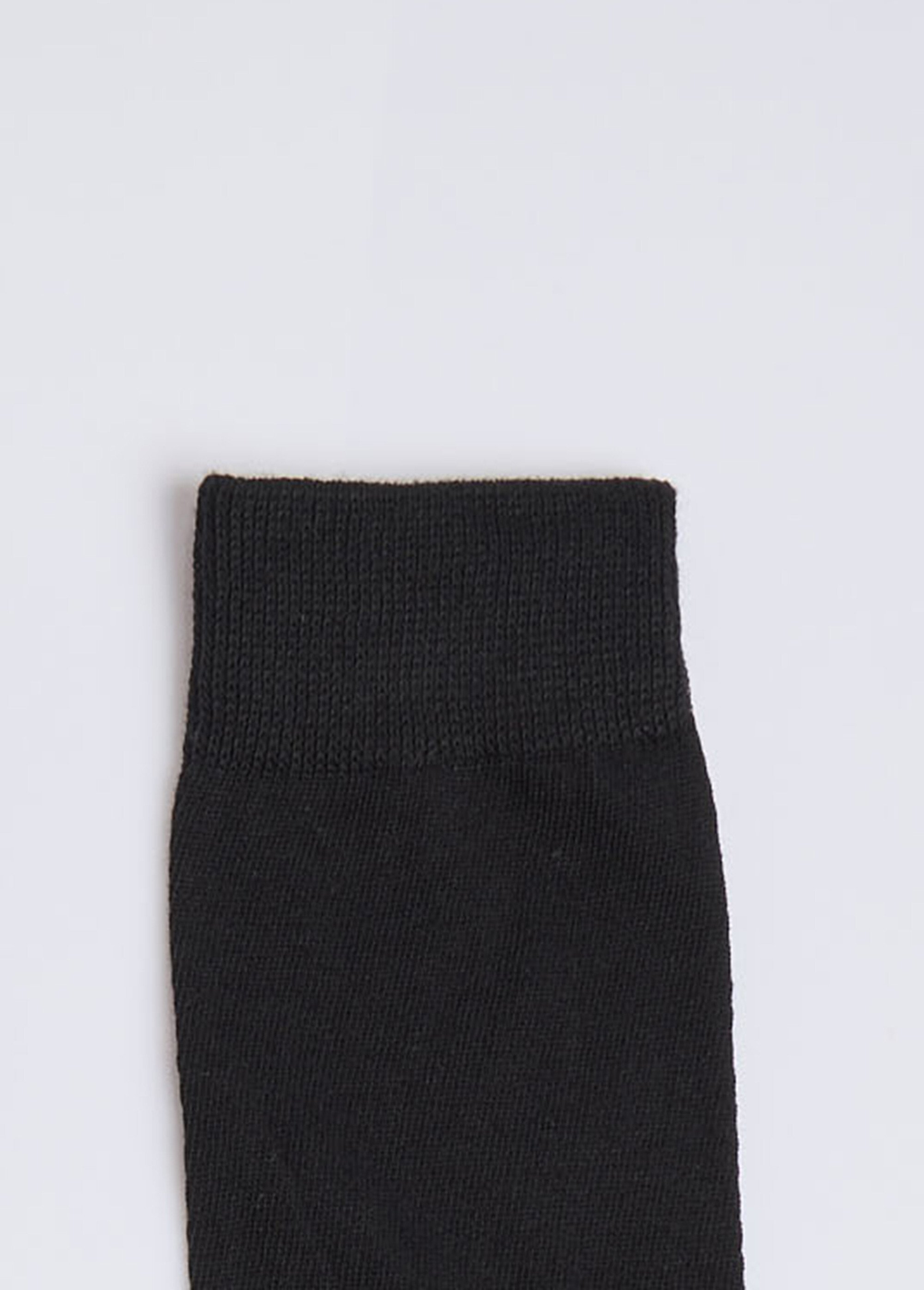 Chaussettes coton majoritaire Homme Noir BEN93242041 DE3