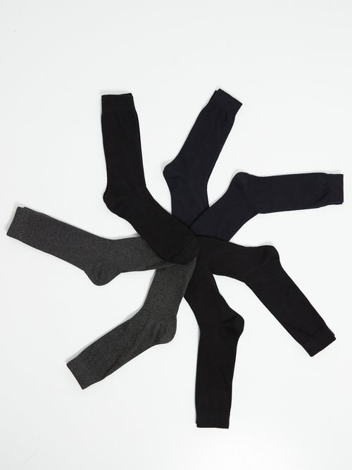 Chaussettes coton majoritaire Homme Noir BEN93242041 FA1